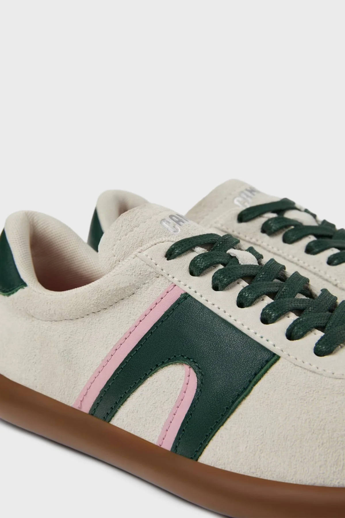 Camper Logolu Deri Sneaker Bayan Ayakkabı K201608-018 BEYAZ - 3