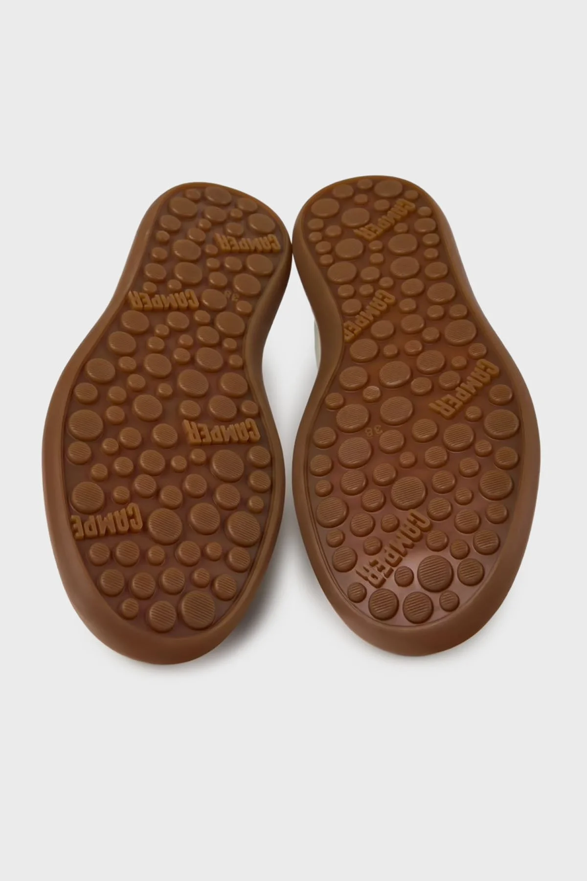 Camper Logolu Deri Sneaker Bayan Ayakkabı K201608-018 BEYAZ - 5