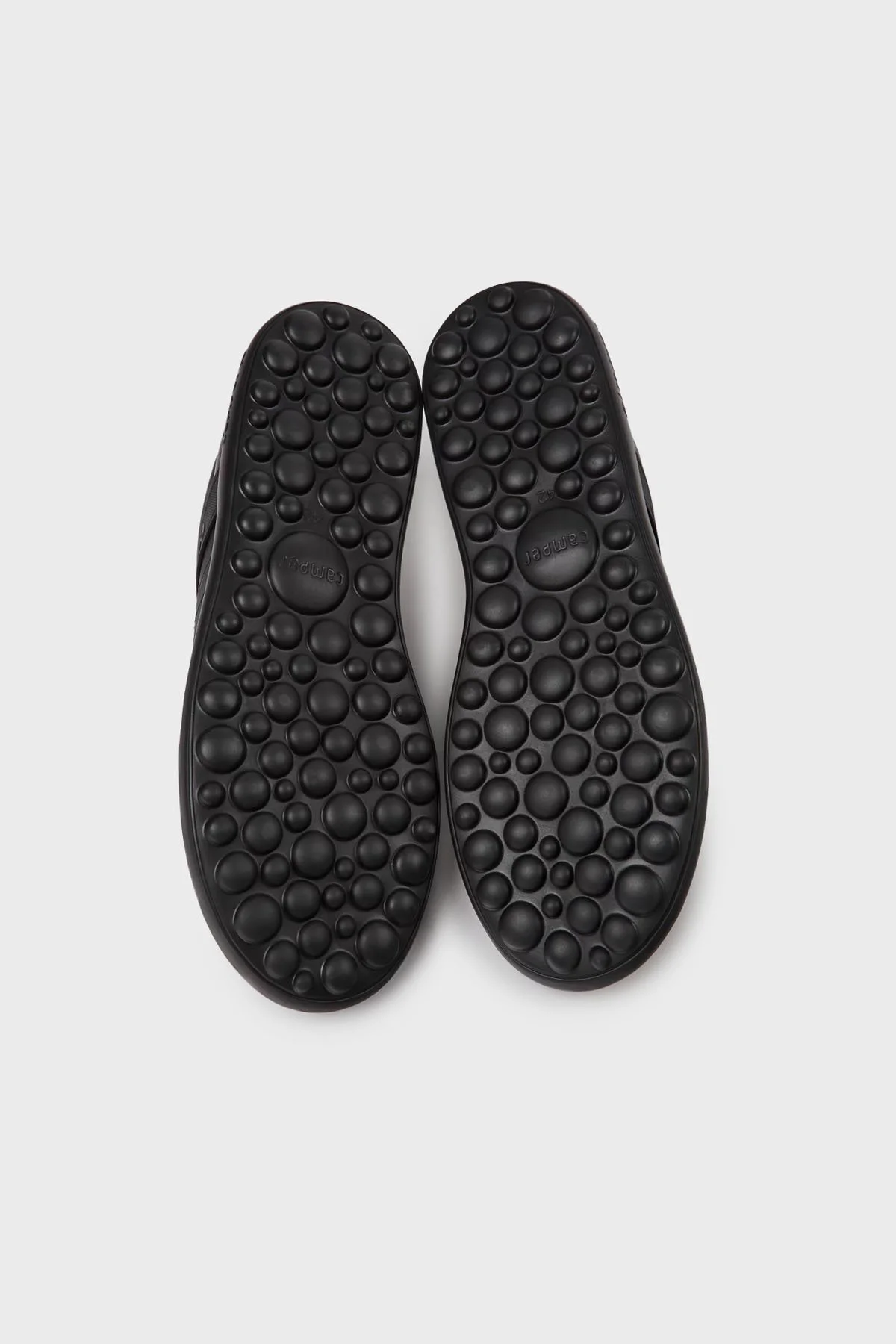 Camper Logolu Deri Sneaker Erkek Ayakkabı K100752-001 SİYAH - 5