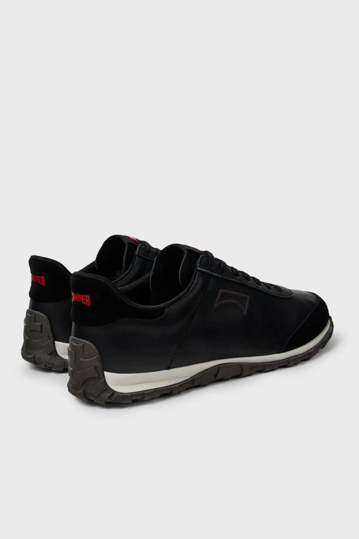 Camper Logolu Deri Sneaker Erkek Ayakkabı K101097-002 Siyah - 3