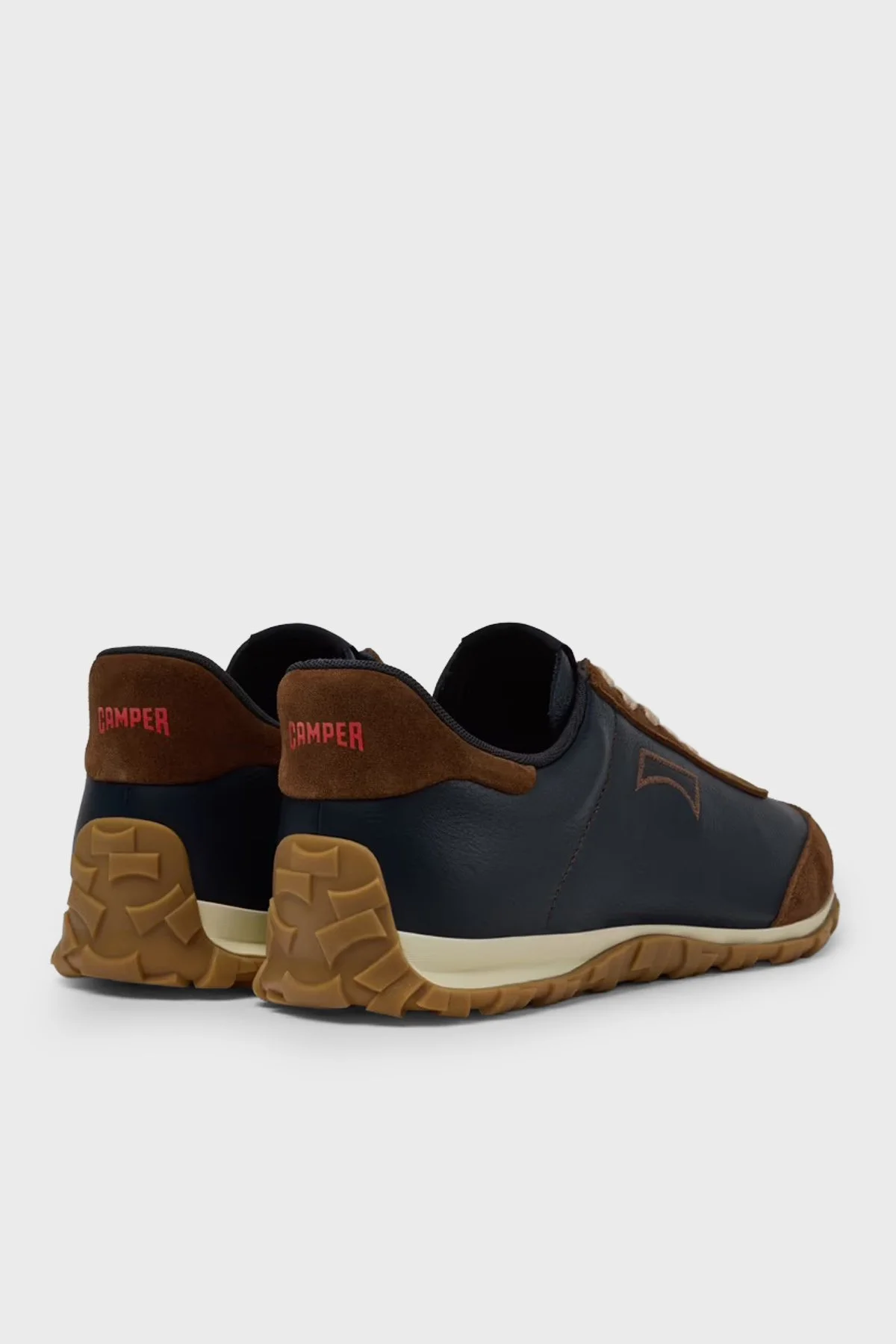 Camper Logolu Deri Sneaker Erkek Ayakkabı K101097-008 Lacivert - 3
