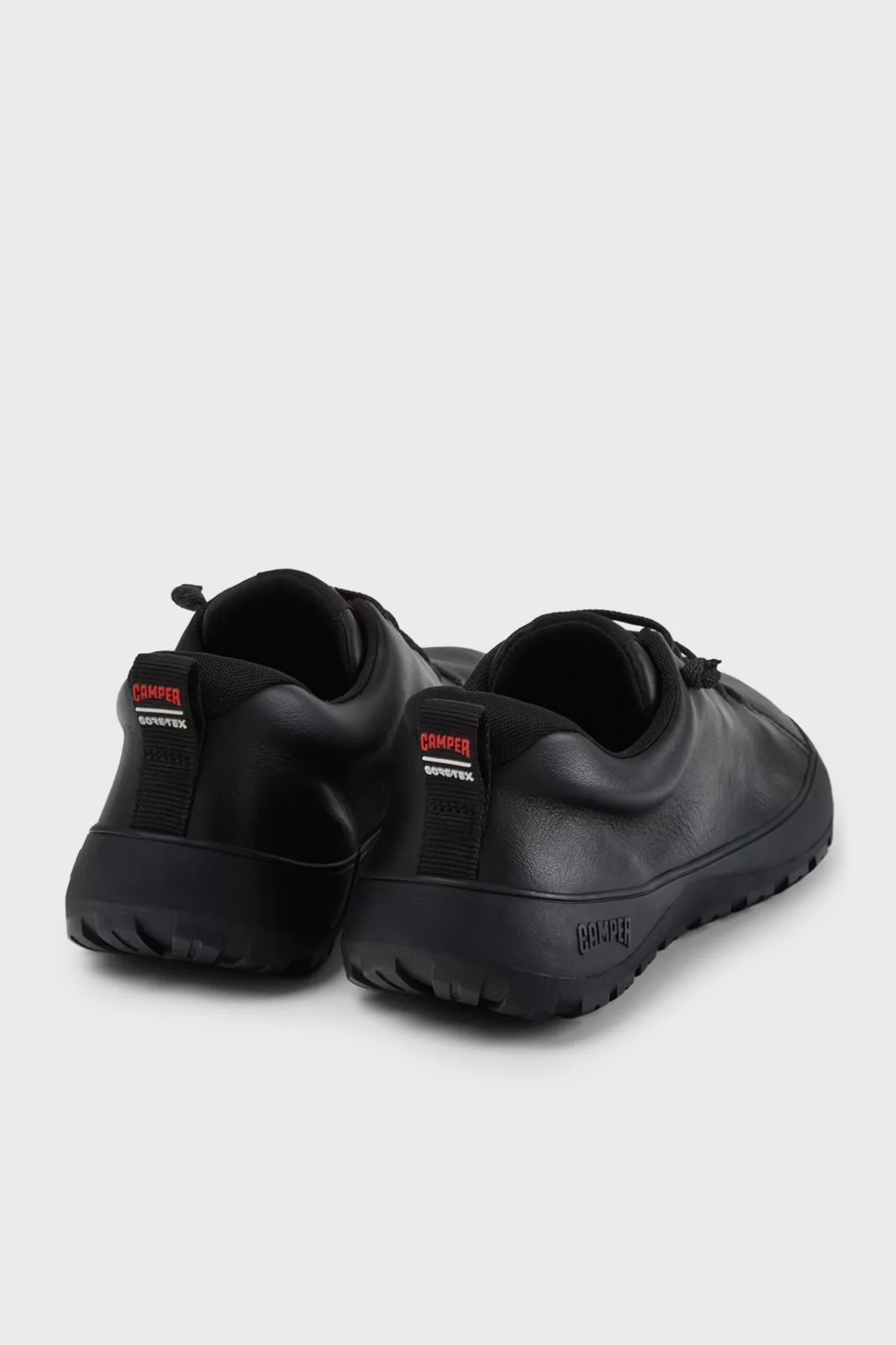 Camper Logolu Deri Sneaker Erkek Ayakkabı K101133-001 Siyah - 3