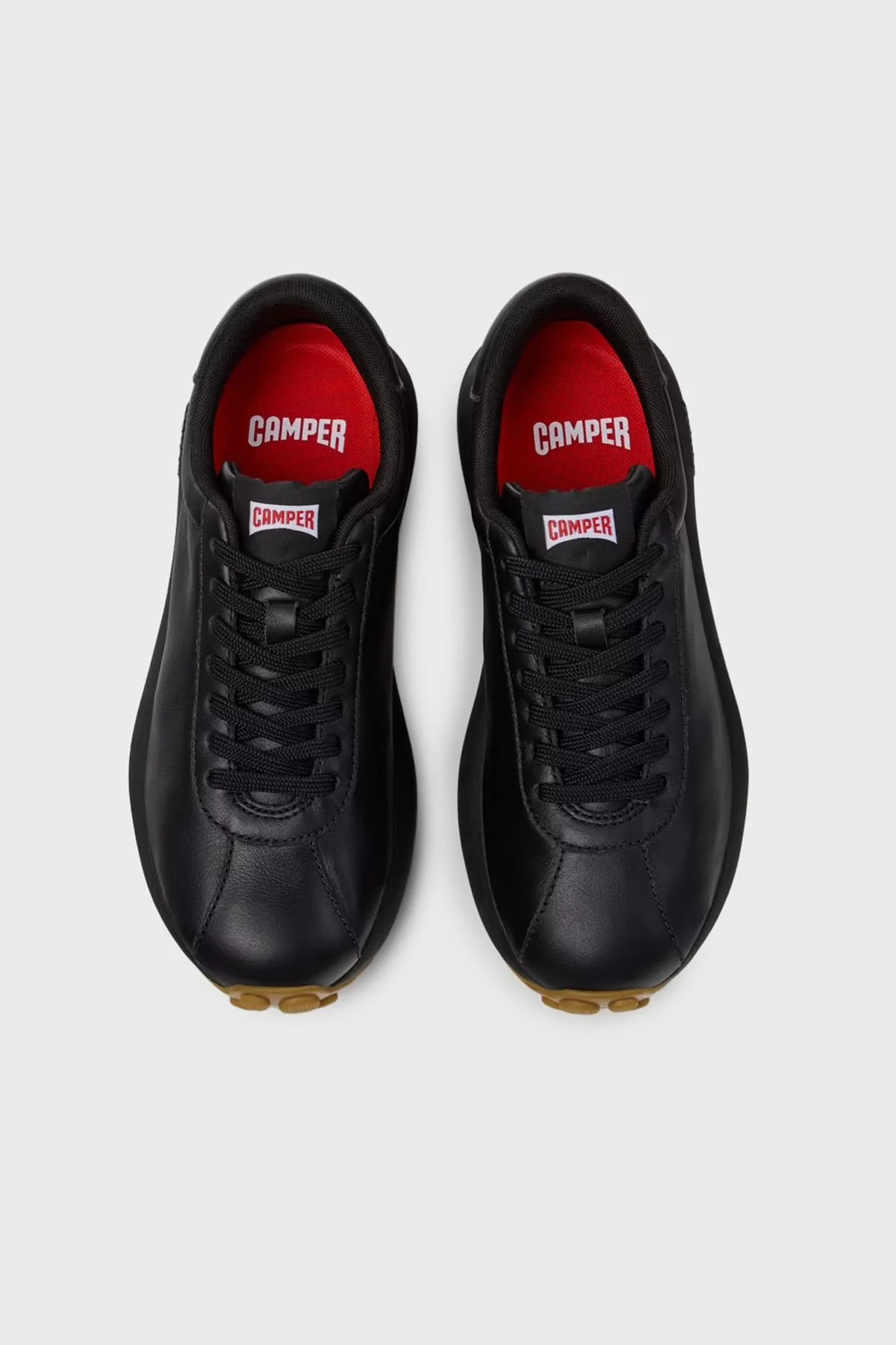 Camper Logolu Hakiki Deri Sneaker Bayan Ayakkabı K201853-001 SİYAH - 2