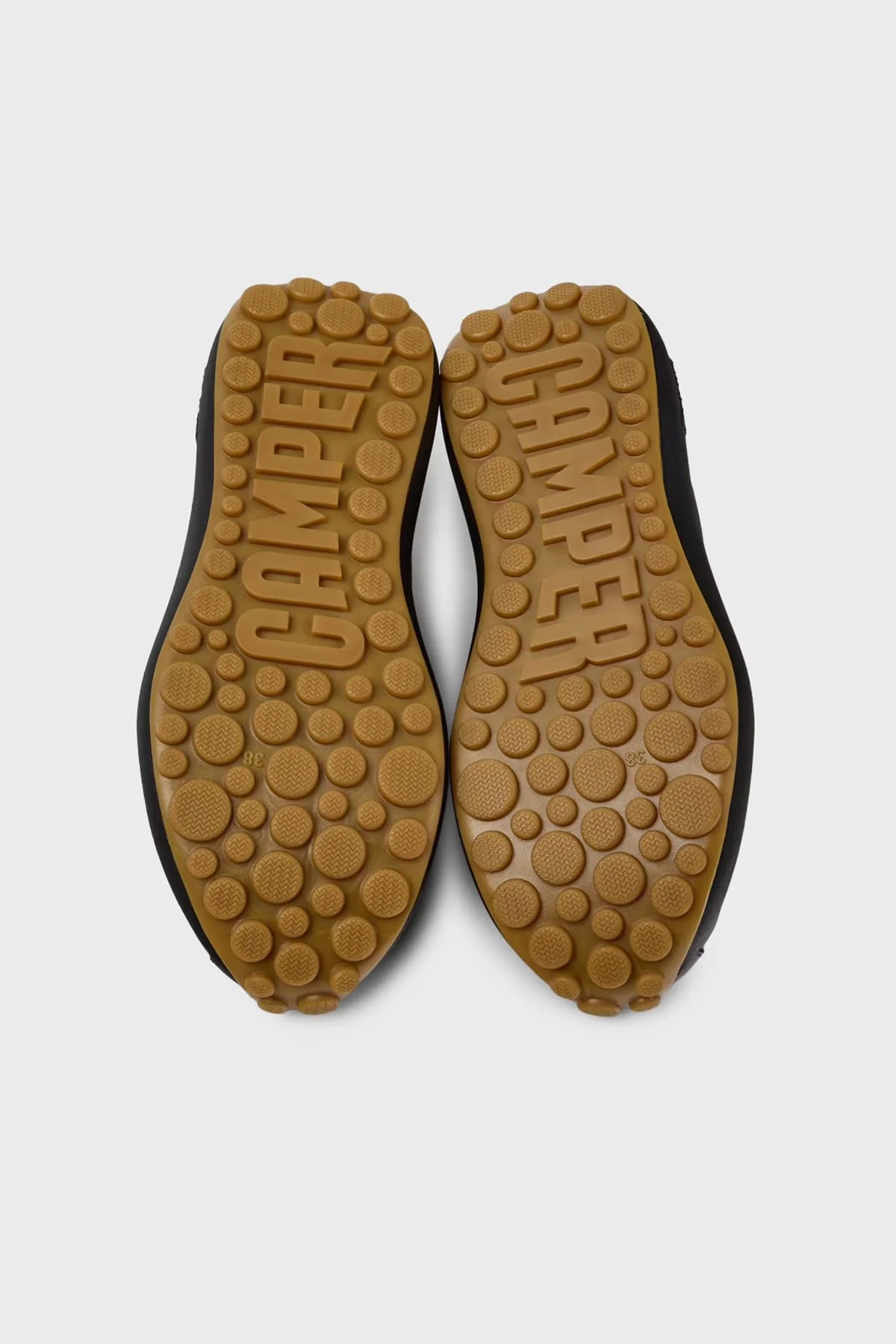 Camper Logolu Hakiki Deri Sneaker Bayan Ayakkabı K201853-001 SİYAH - 4