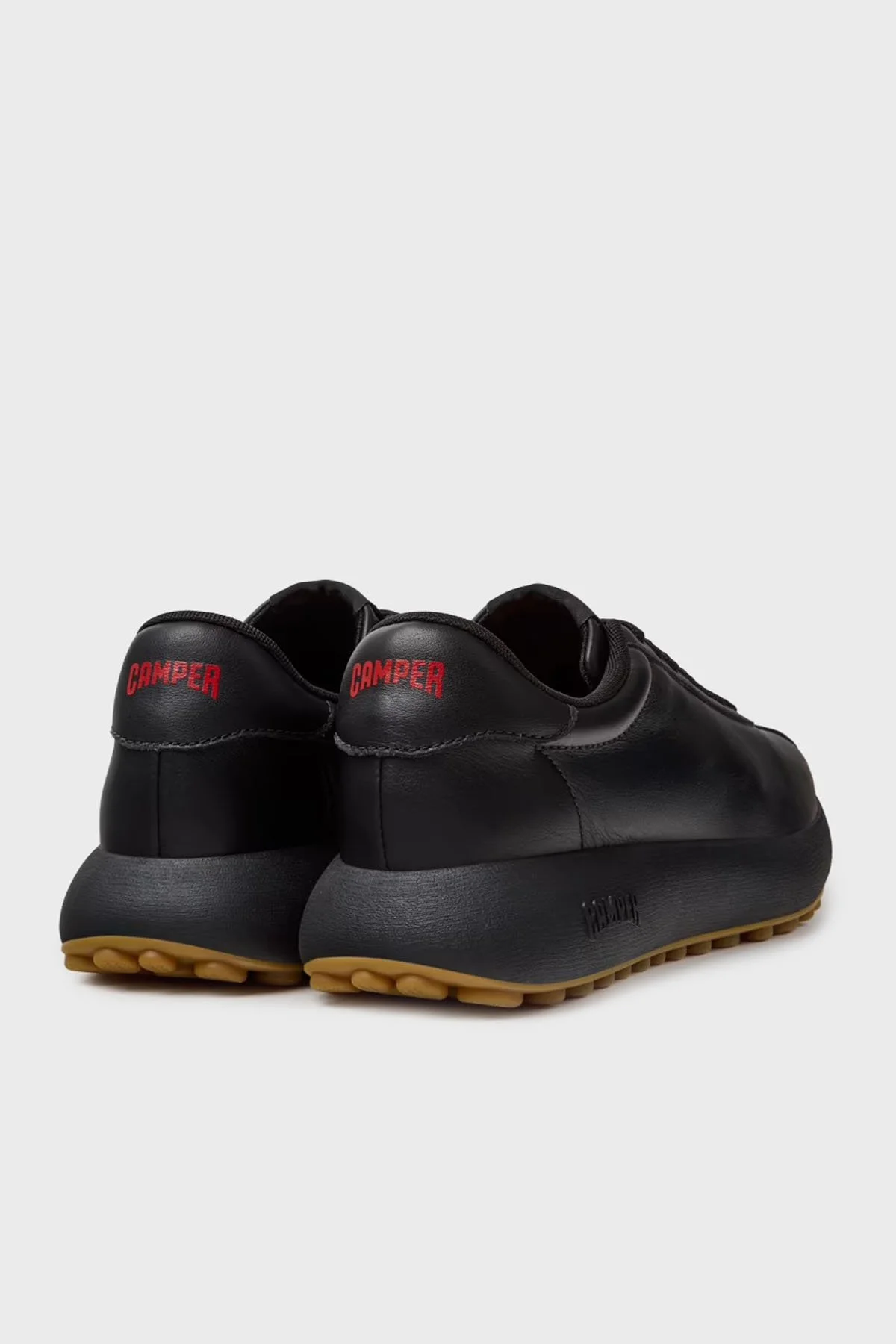 Camper Logolu Hakiki Deri Sneaker Bayan Ayakkabı K201853-001 SİYAH - 5