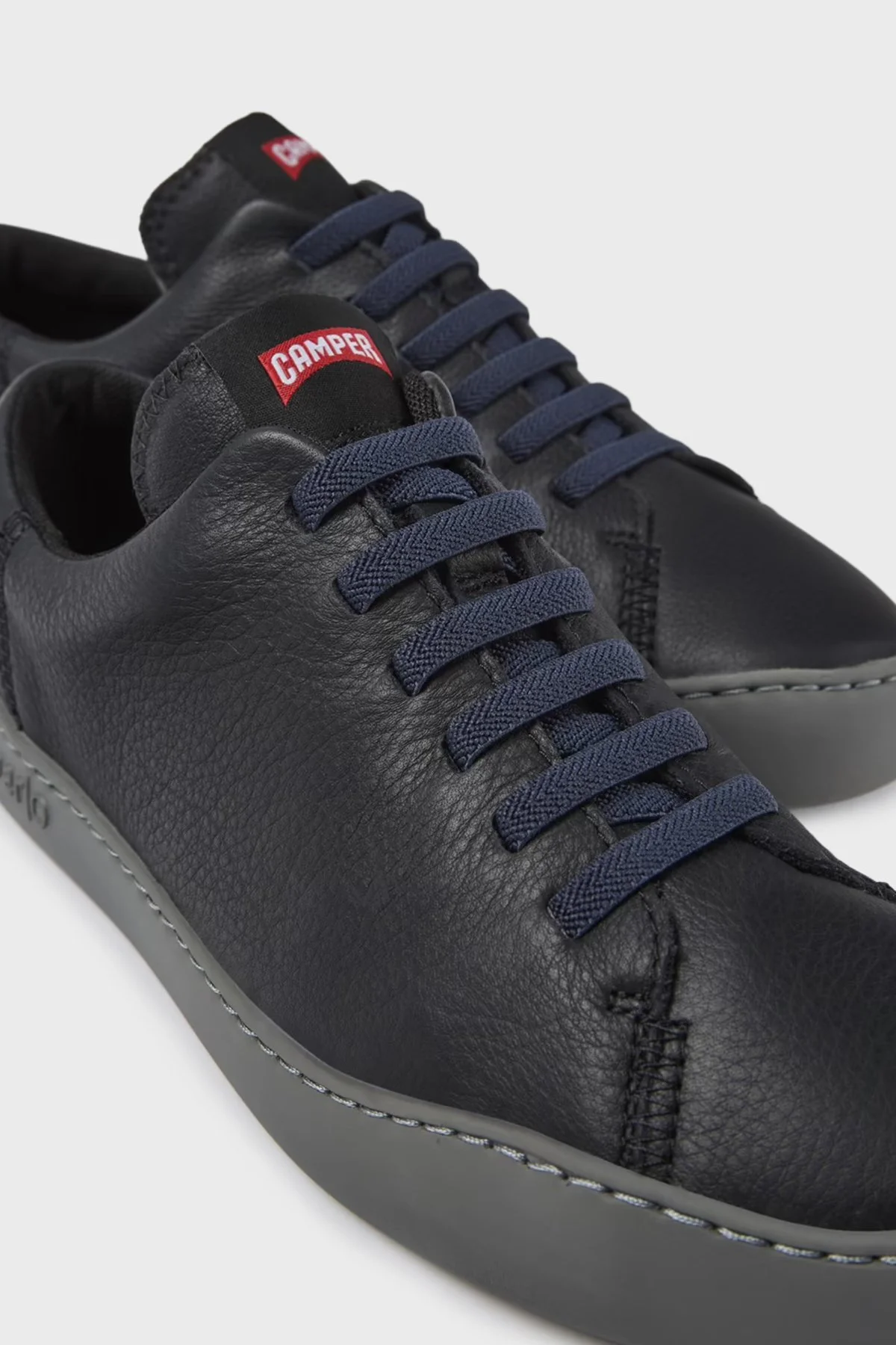 Camper Logolu Hakiki Deri Sneaker Erkek Ayakkabı K100479-001 SİYAH - 3