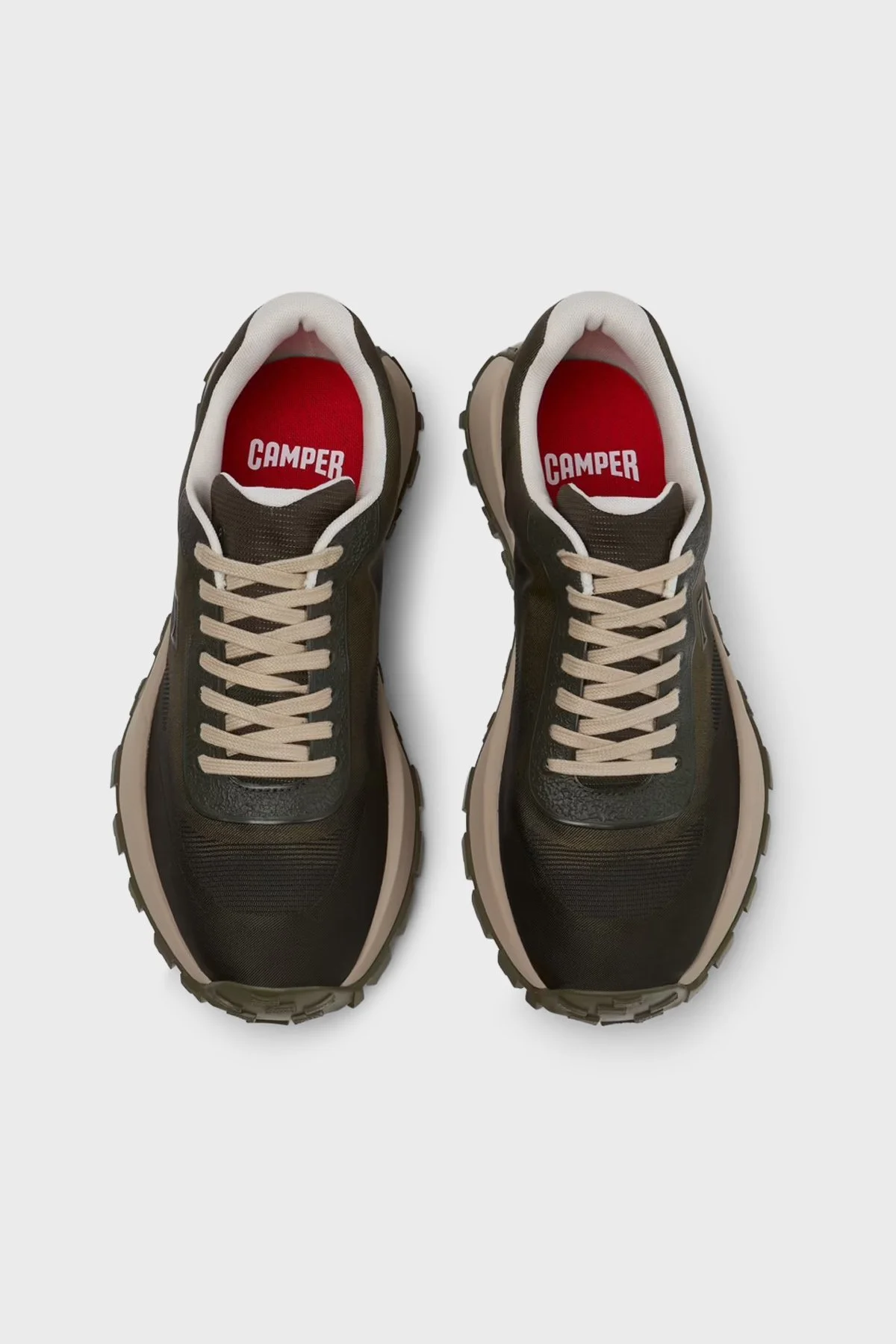 Camper Logolu Sneaker Erkek Ayakkabı K101084-007 Haki - 3