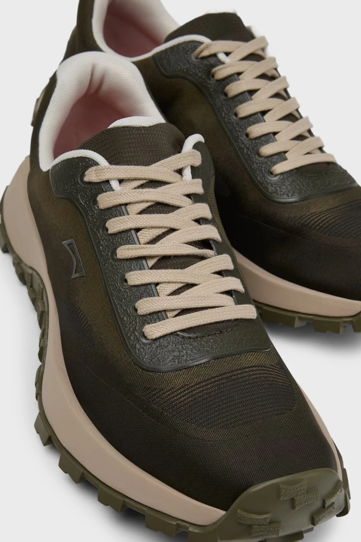 Camper Logolu Sneaker Erkek Ayakkabı K101084-007 Haki - 6