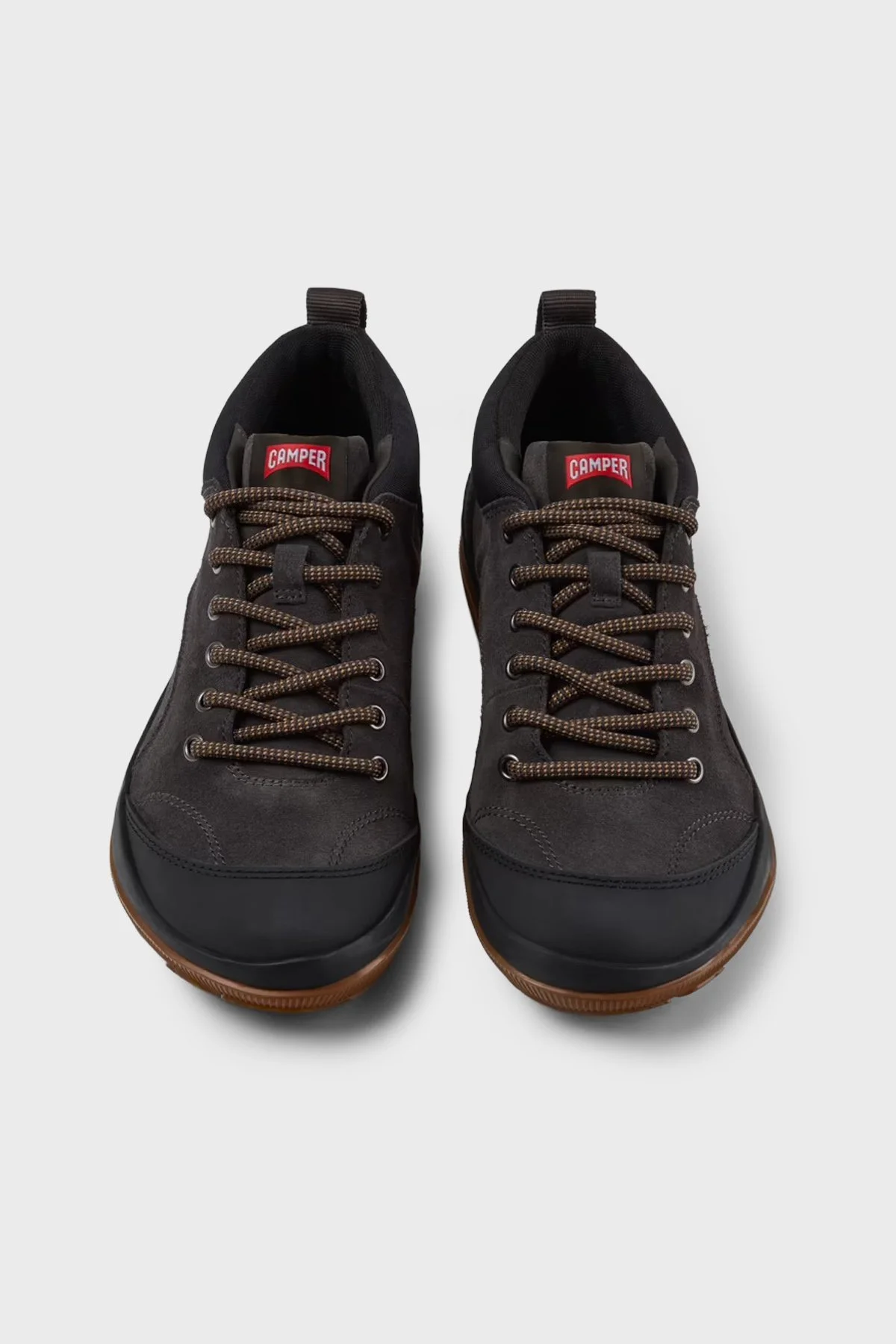 Camper Logolu Sneaker Erkek Ayakkabı K300556-001 Koyu gri - 2