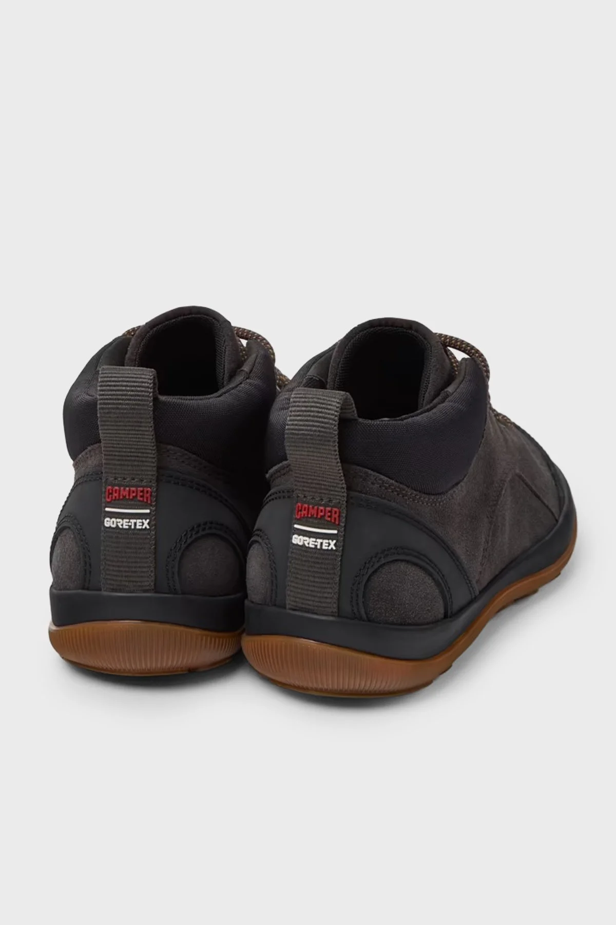Camper Logolu Sneaker Erkek Ayakkabı K300556-001 Koyu gri - 3