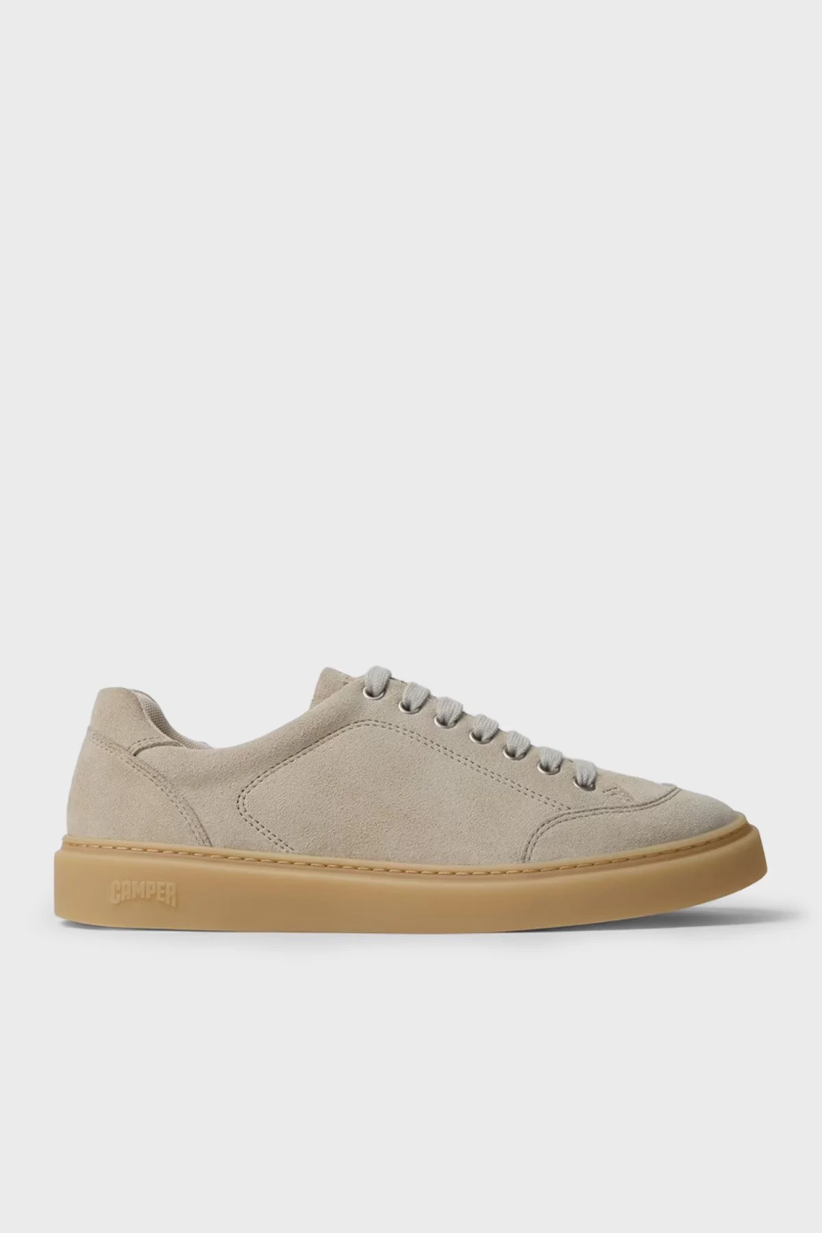 Camper Logolu Süet Sneaker Erkek Ayakkabı K101105-003 Bej - 1