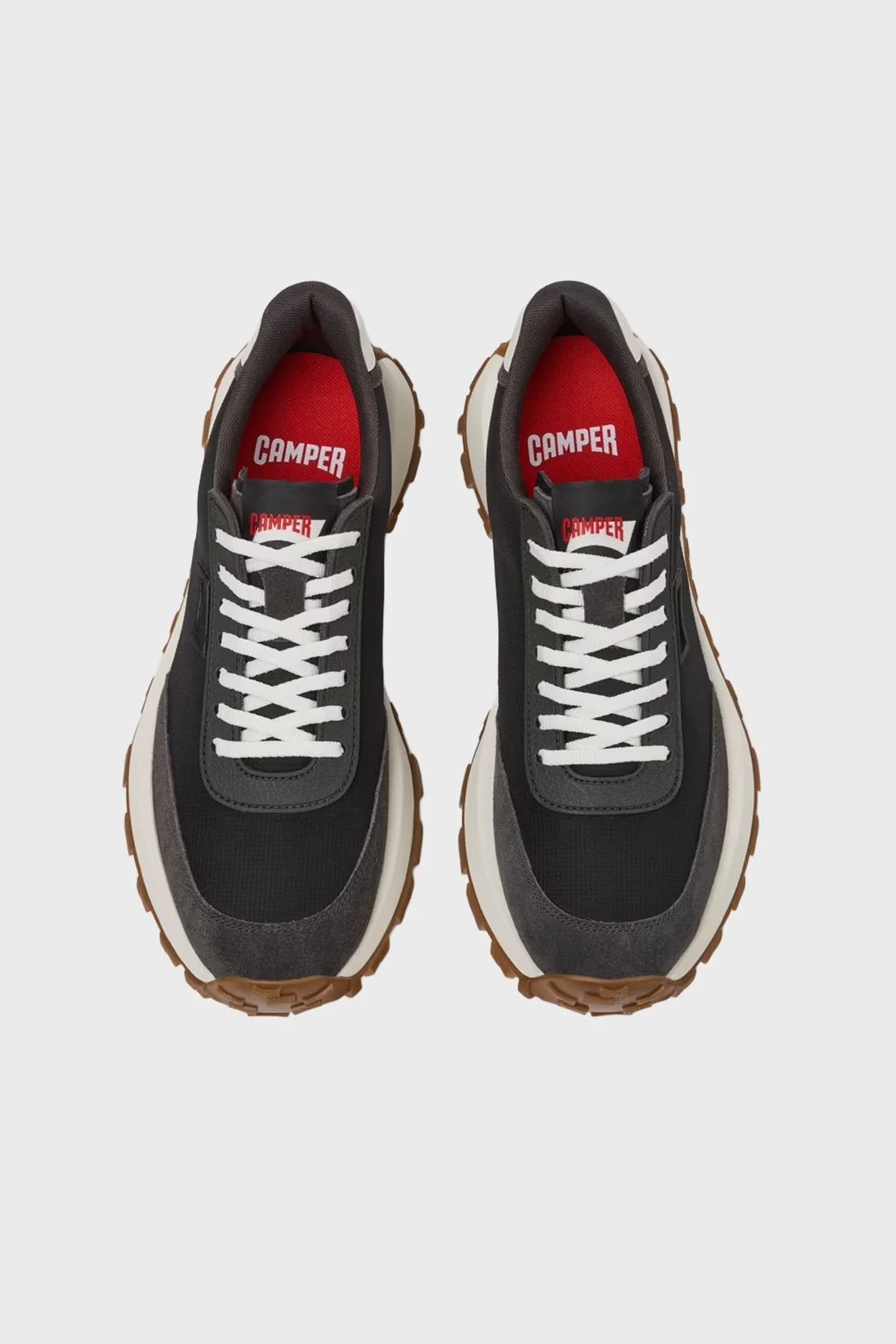 Camper Süet Detaylı Sneaker Erkek Ayakkabı K100864-015 SİYAH - 3