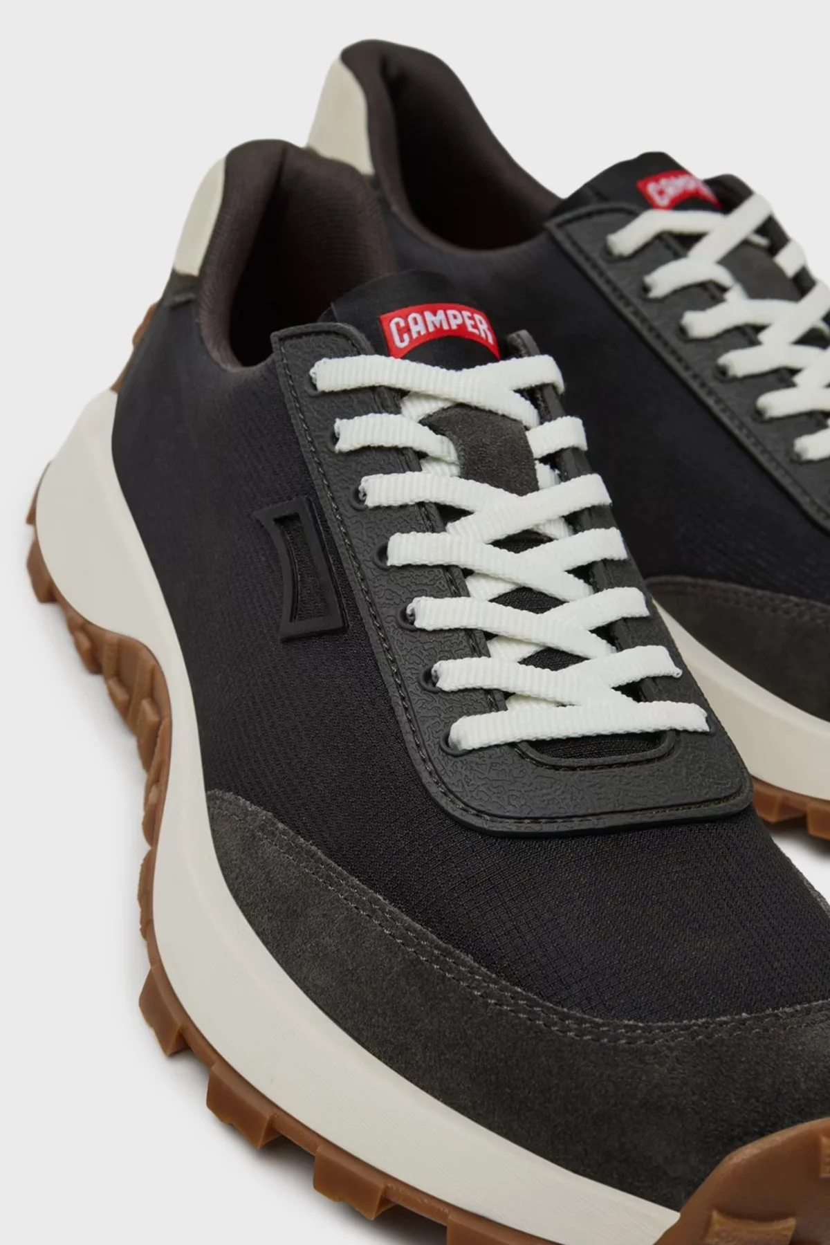 Camper Süet Detaylı Sneaker Erkek Ayakkabı K100864-015 SİYAH - 4