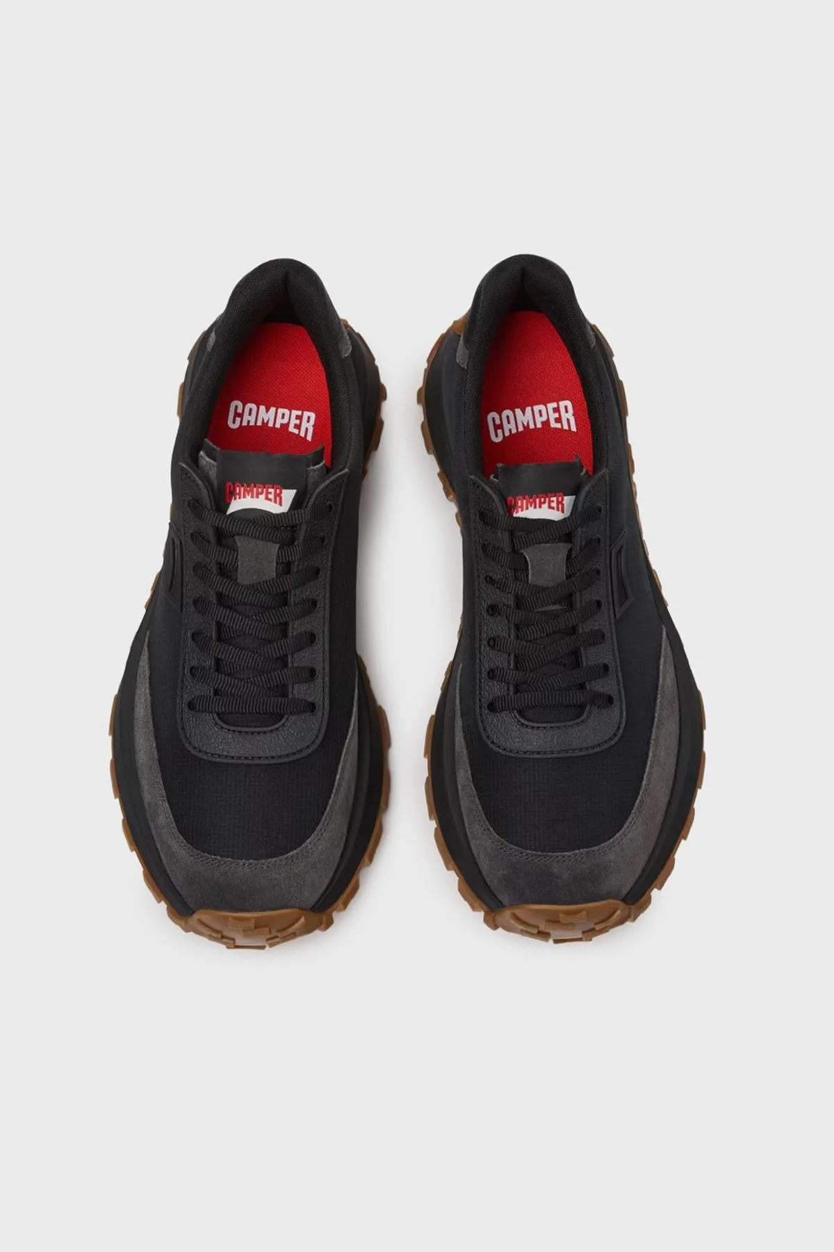 Camper Süet Detaylı Sneaker Erkek Ayakkabı K100864-022 SİYAH - 3