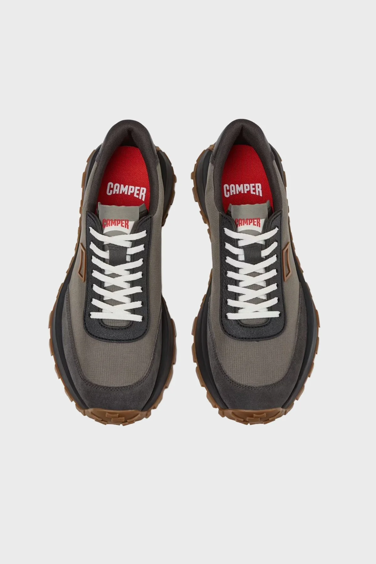 Camper Süet Detaylı Sneaker Erkek Ayakkabı K100864-043 GRİ - 2