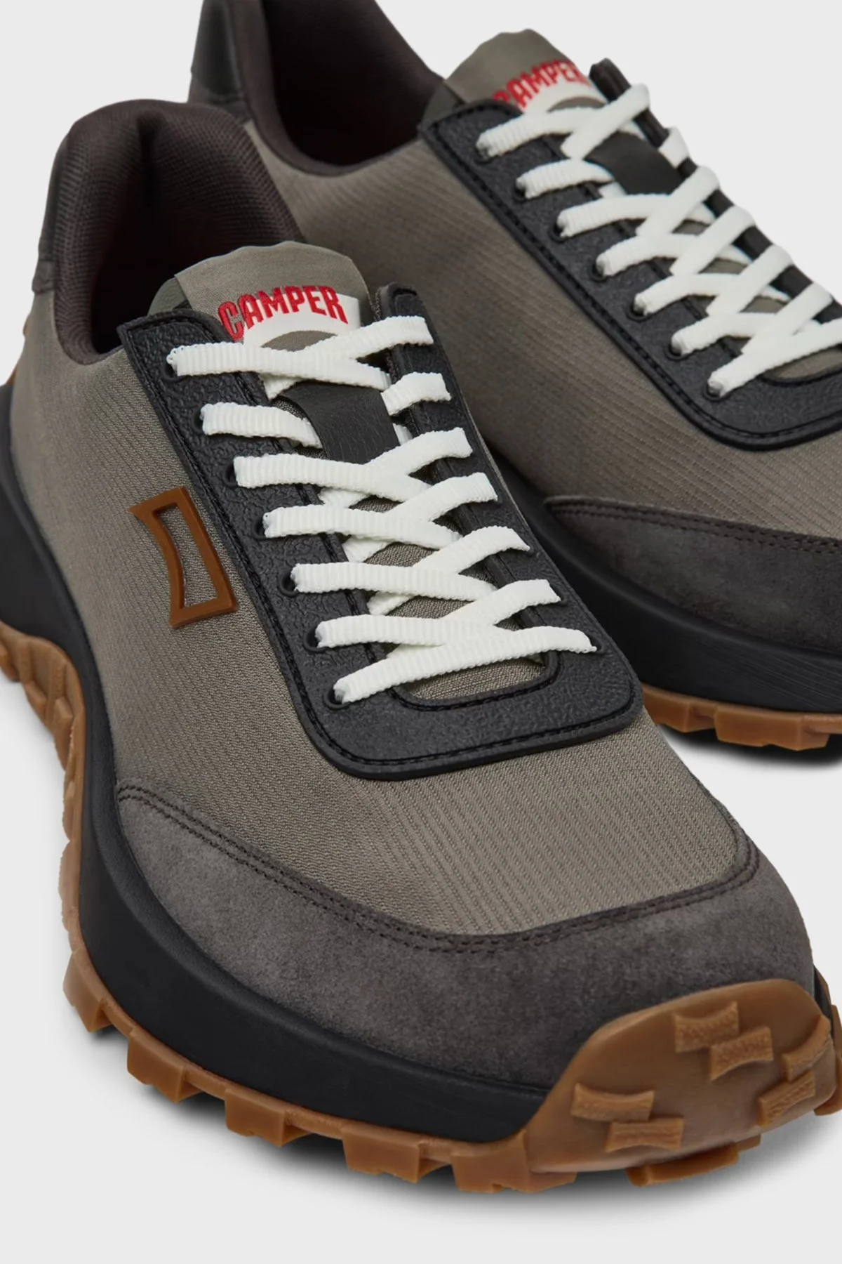 Camper Süet Detaylı Sneaker Erkek Ayakkabı K100864-043 GRİ - 3