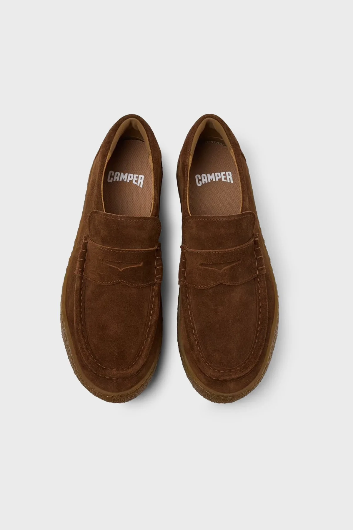 Camper Süet Loafer Erkek Ayakkabı K101135-002 Kahve - 2