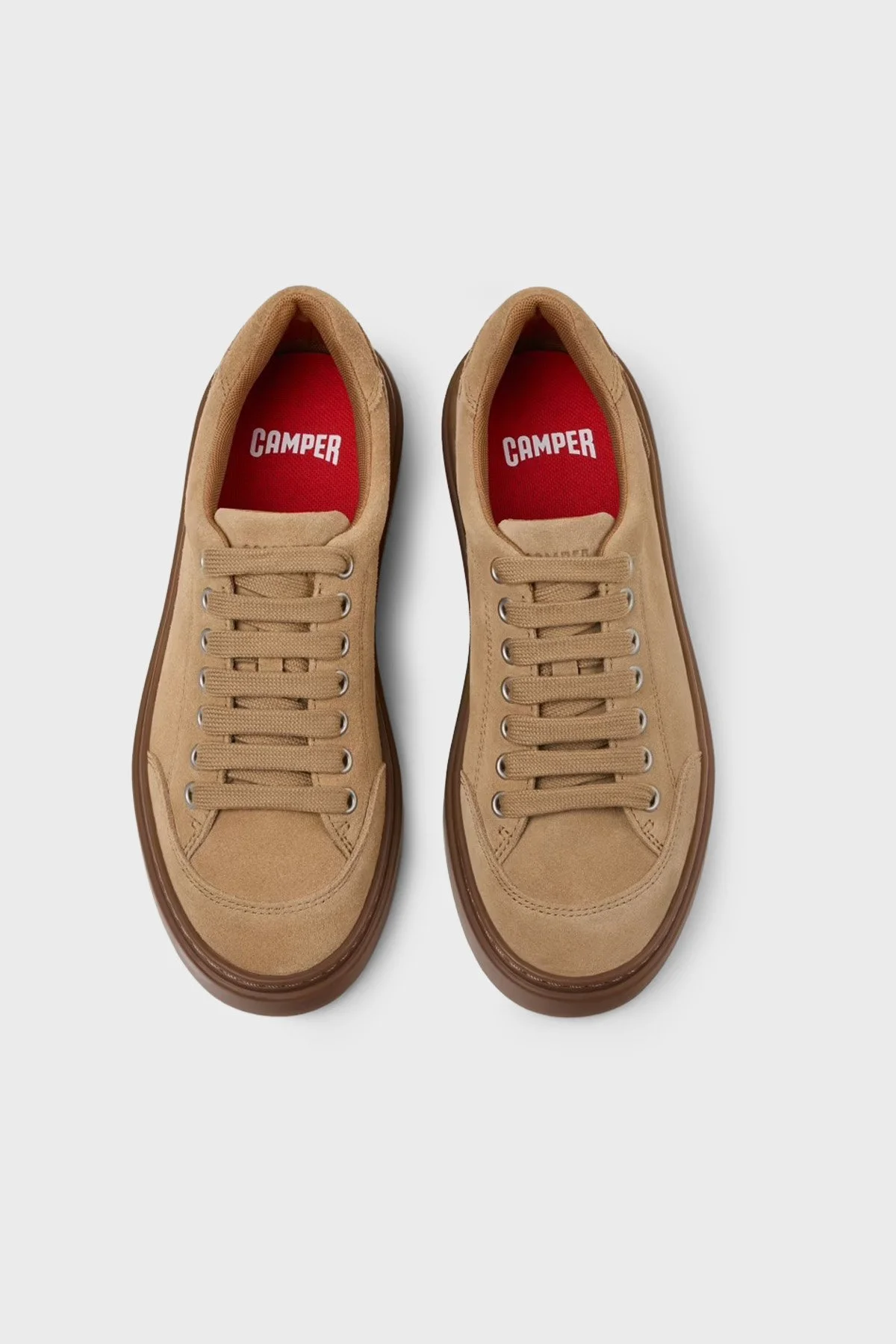 Camper Süet Sneaker Kadın Ayakkabı K201907-002 KAHVE - 2