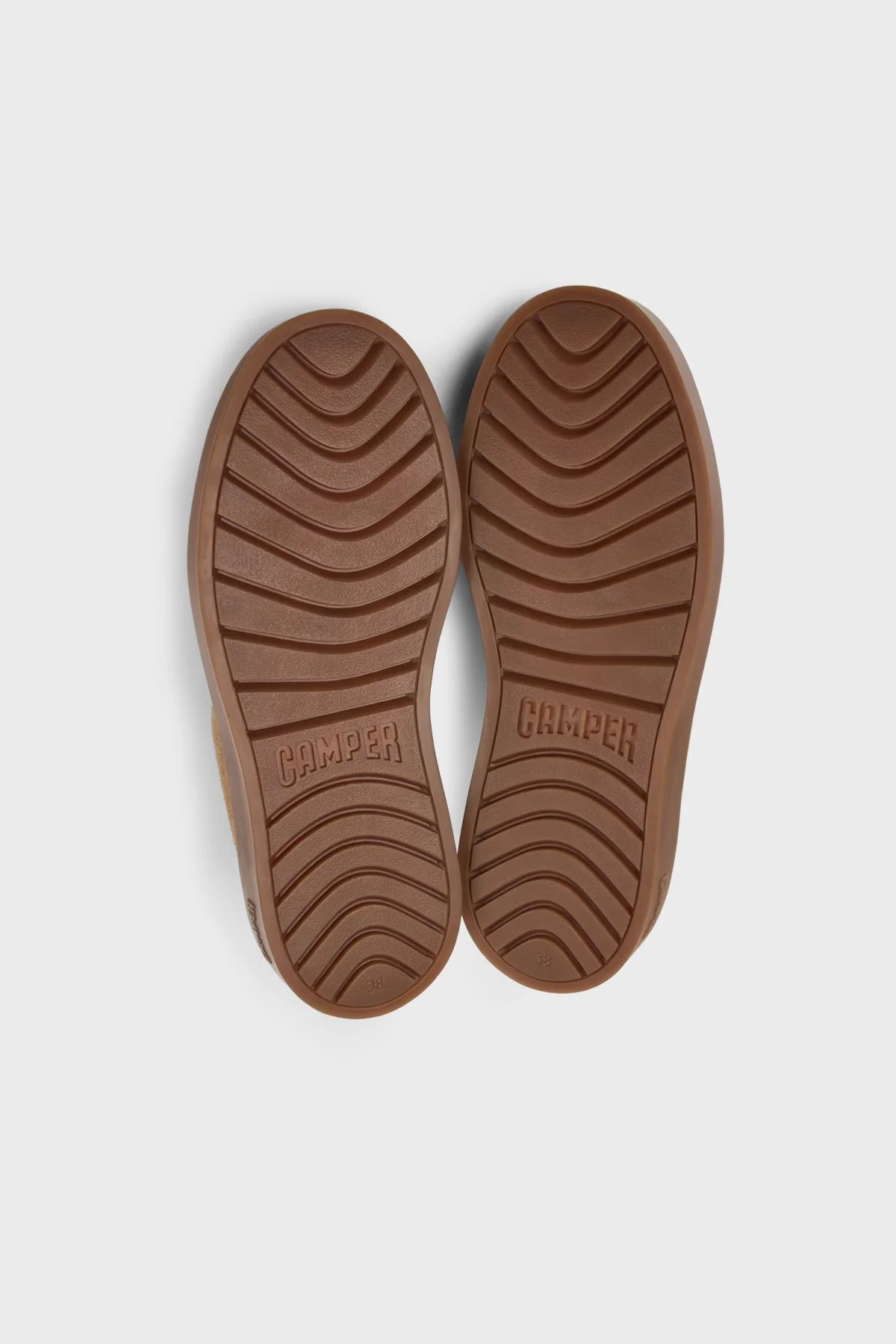 Camper Süet Sneaker Kadın Ayakkabı K201907-002 KAHVE - 4