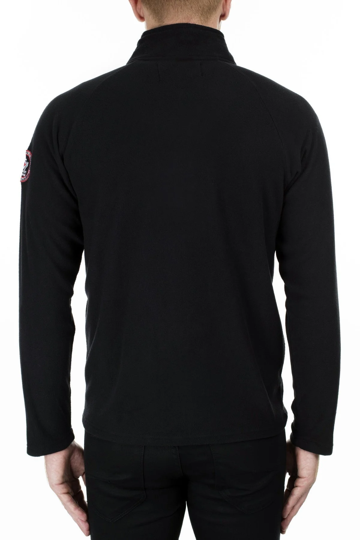 Canadian Peak Fermuarlı Yumuşak Dokulu Soğuğa Dayanıklı Outdoor Erkek Polar ULEXEAK SİYAH - 7