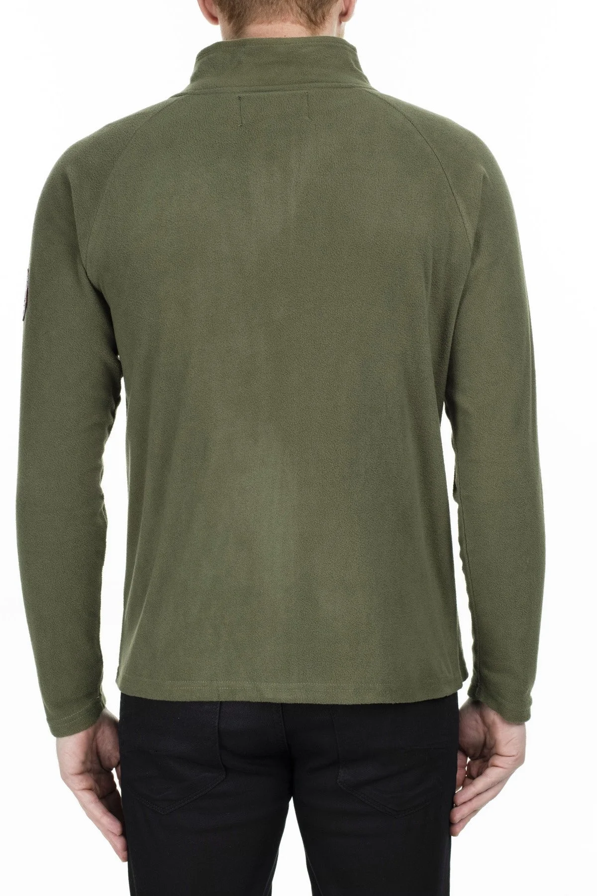 Canadian Peak Fermuarlı Yumuşak Dokulu Soğuğa Dayanıklı Outdoor Erkek Polar ULEXEAK HAKİ - 3