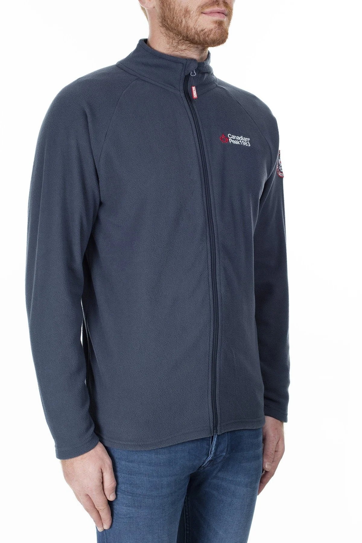 Canadian Peak Fermuarlı Yumuşak Dokulu Soğuğa Dayanıklı Outdoor Erkek Polar ULEXEAK LACİVERT - 4