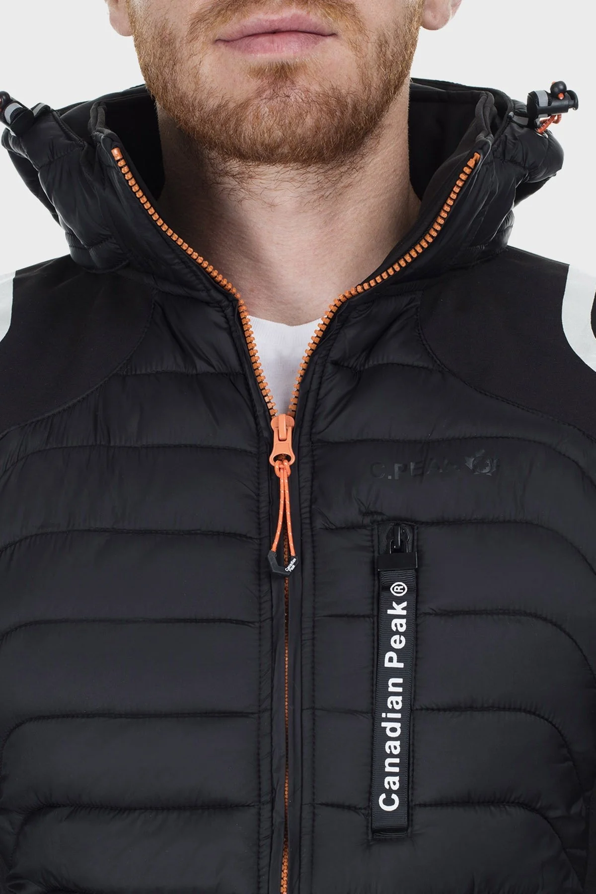 Canadian Peak Kapüşonlu Su Geçirmez 4000 mm Outdoor Erkek Mont TENOX SİYAH - 7