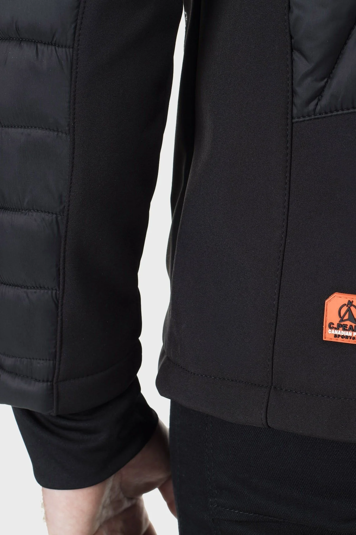 Canadian Peak Kapüşonlu Su Geçirmez 4000 mm Outdoor Erkek Mont TENOX SİYAH - 9