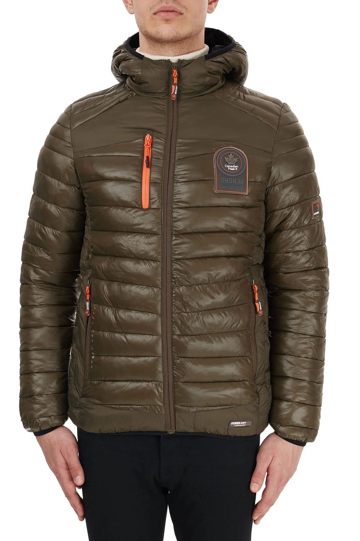 Canadian Peak Kapüşonlu Suya Dayanıklı Outdoor Erkek Parka BRIOUTEAK HAKİ - 2