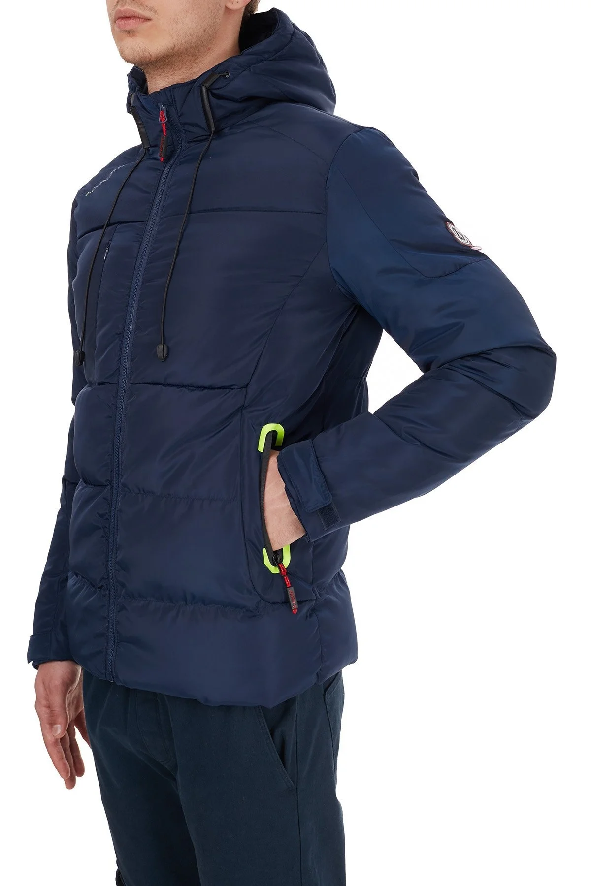 Canadian Peak Kapüşonlu Suya Dayanıklı Outdoor Erkek Parka CARINO LACİVERT - 4