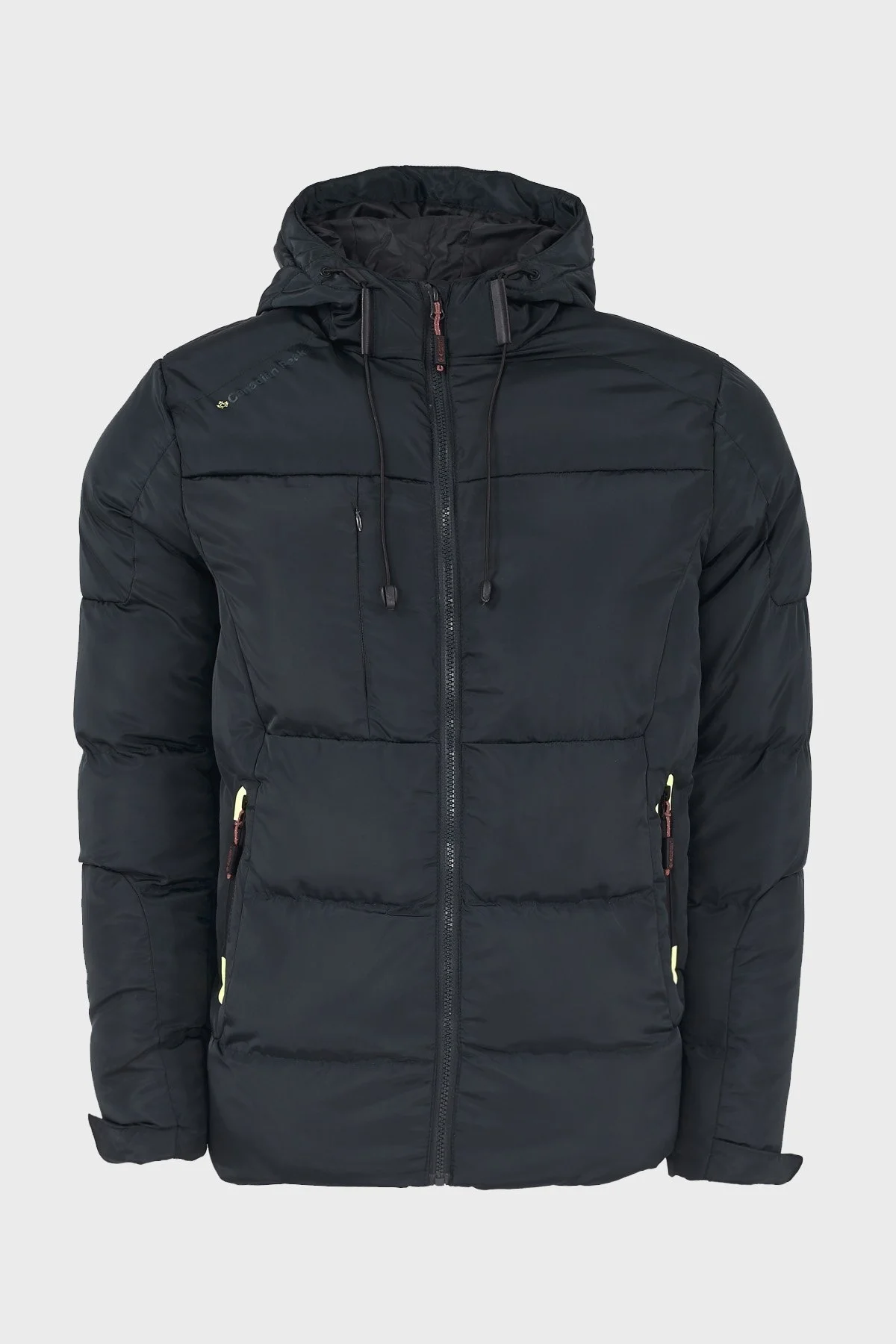 Canadian Peak Kapüşonlu Suya Dayanıklı Outdoor Erkek Parka CARINO KOYU GRİ - 1