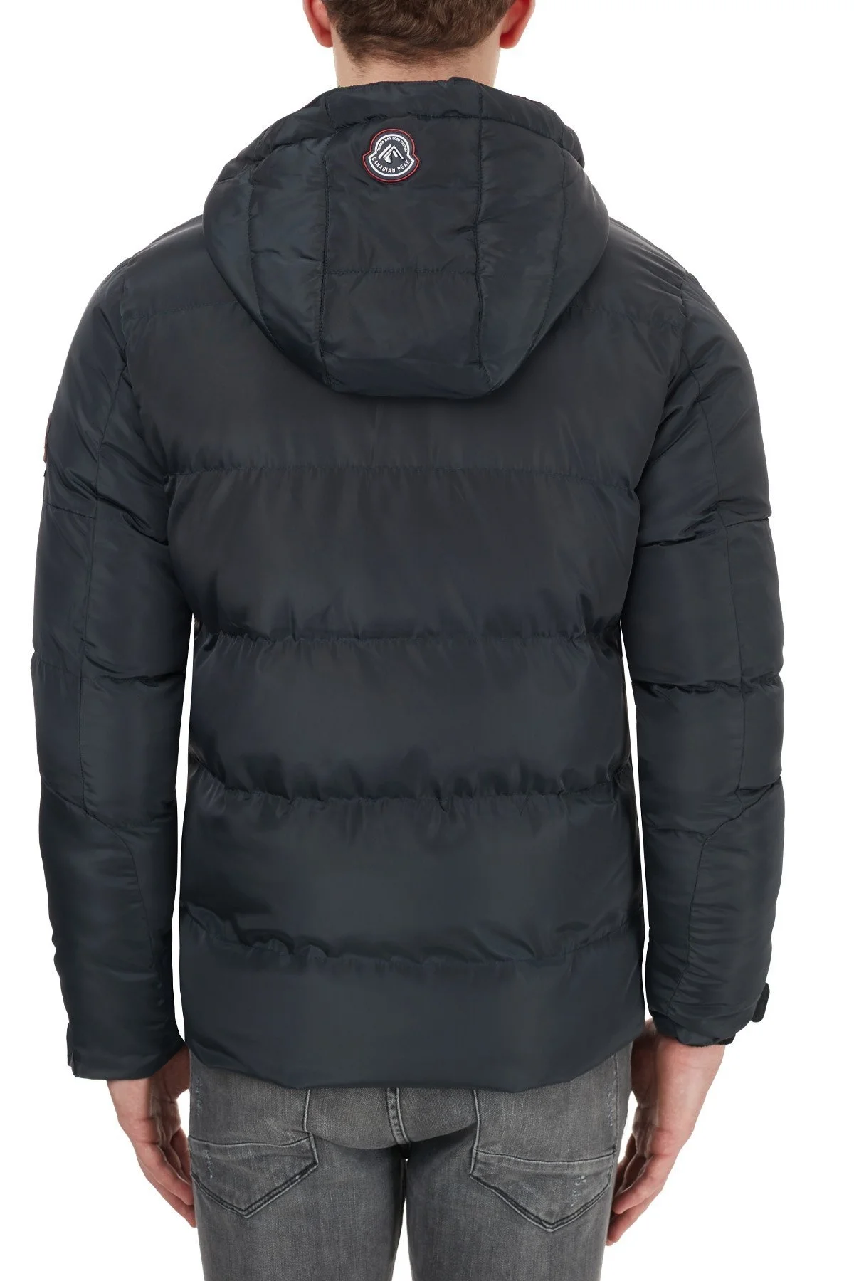 Canadian Peak Kapüşonlu Suya Dayanıklı Outdoor Erkek Parka CARINO KOYU GRİ - 5