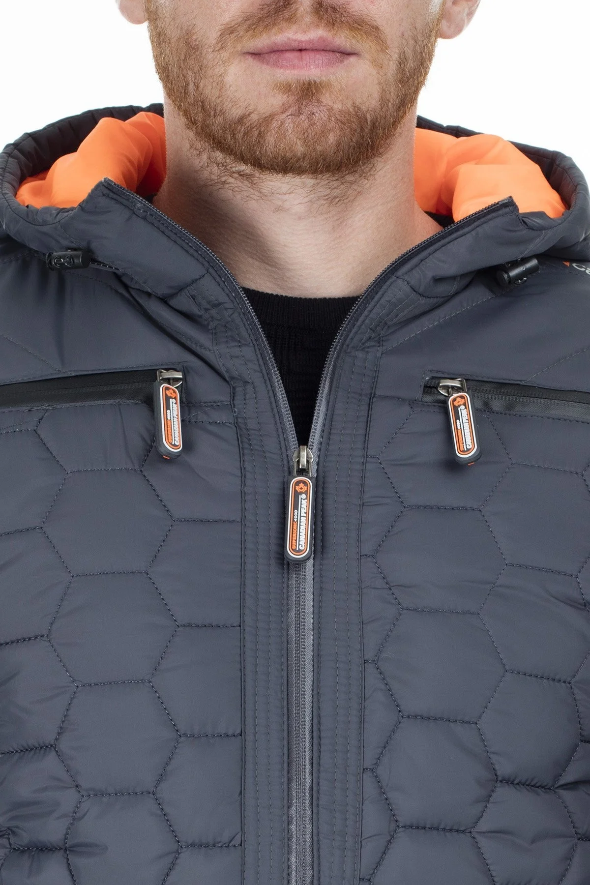 Canadian Peak Outdoor Erkek Parka BAROME KOYU GRİ - 7