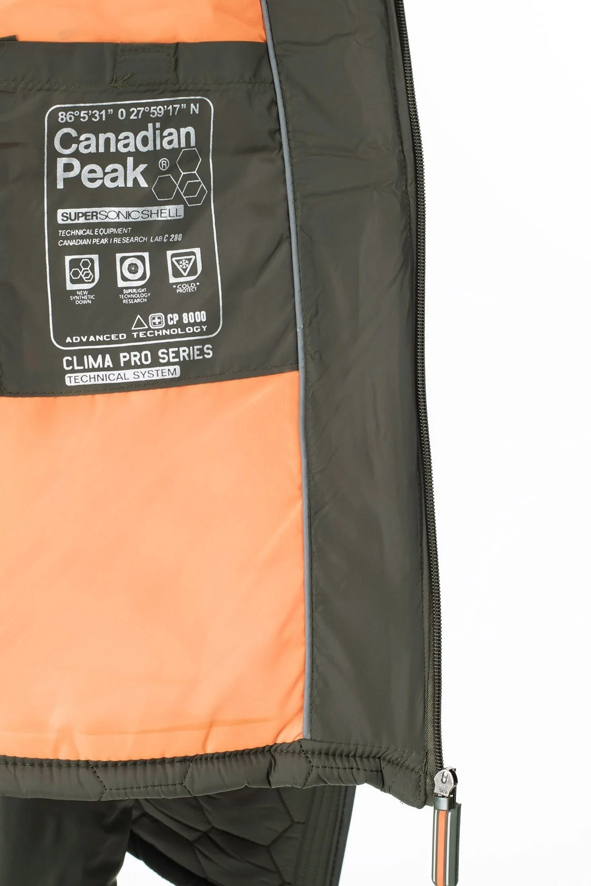 Canadian Peak Outdoor Erkek Parka BAROME HAKİ - 10