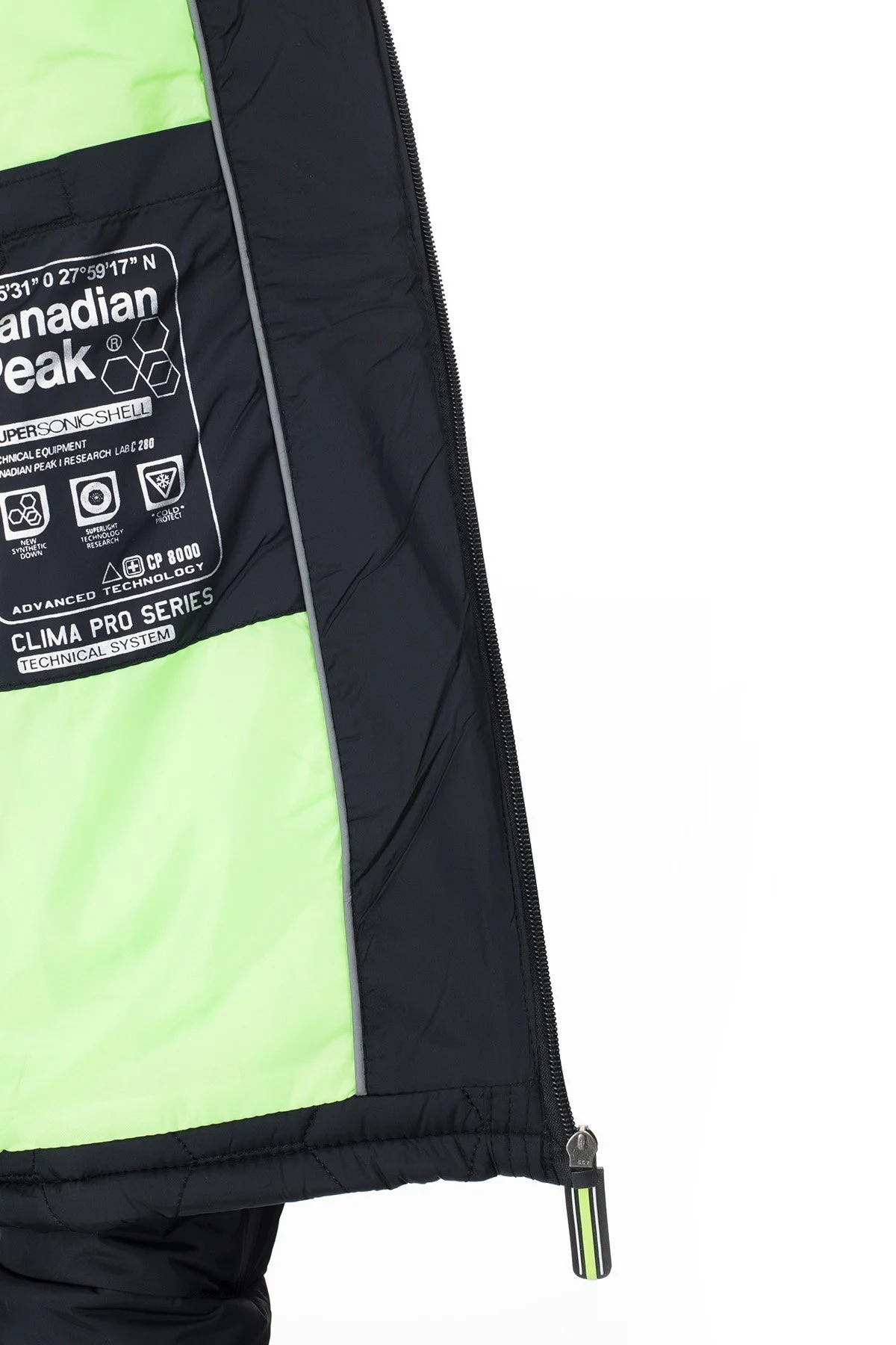 Canadian Peak Outdoor Erkek Parka BAROME SİYAH - 3