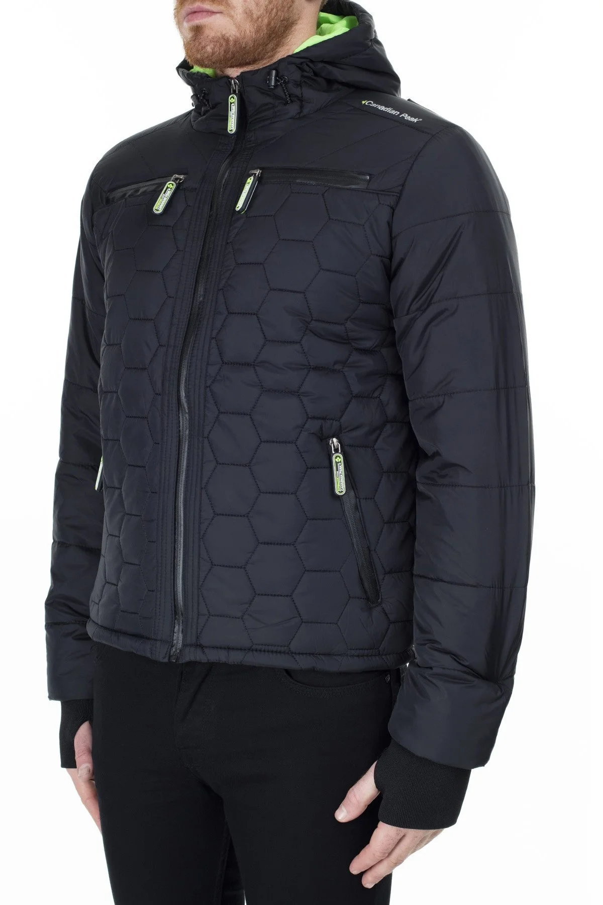 Canadian Peak Outdoor Erkek Parka BAROME SİYAH - 5