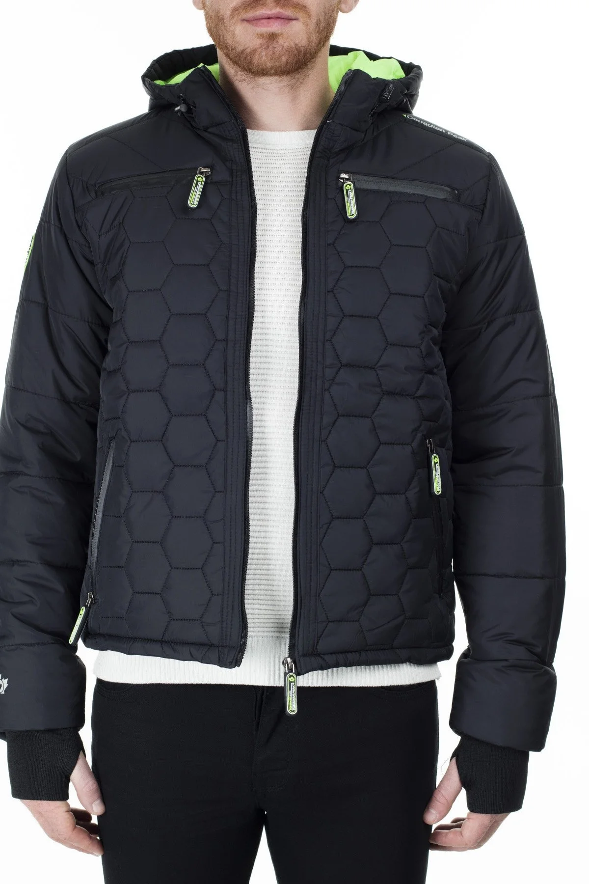 Canadian Peak Outdoor Erkek Parka BAROME SİYAH - 6