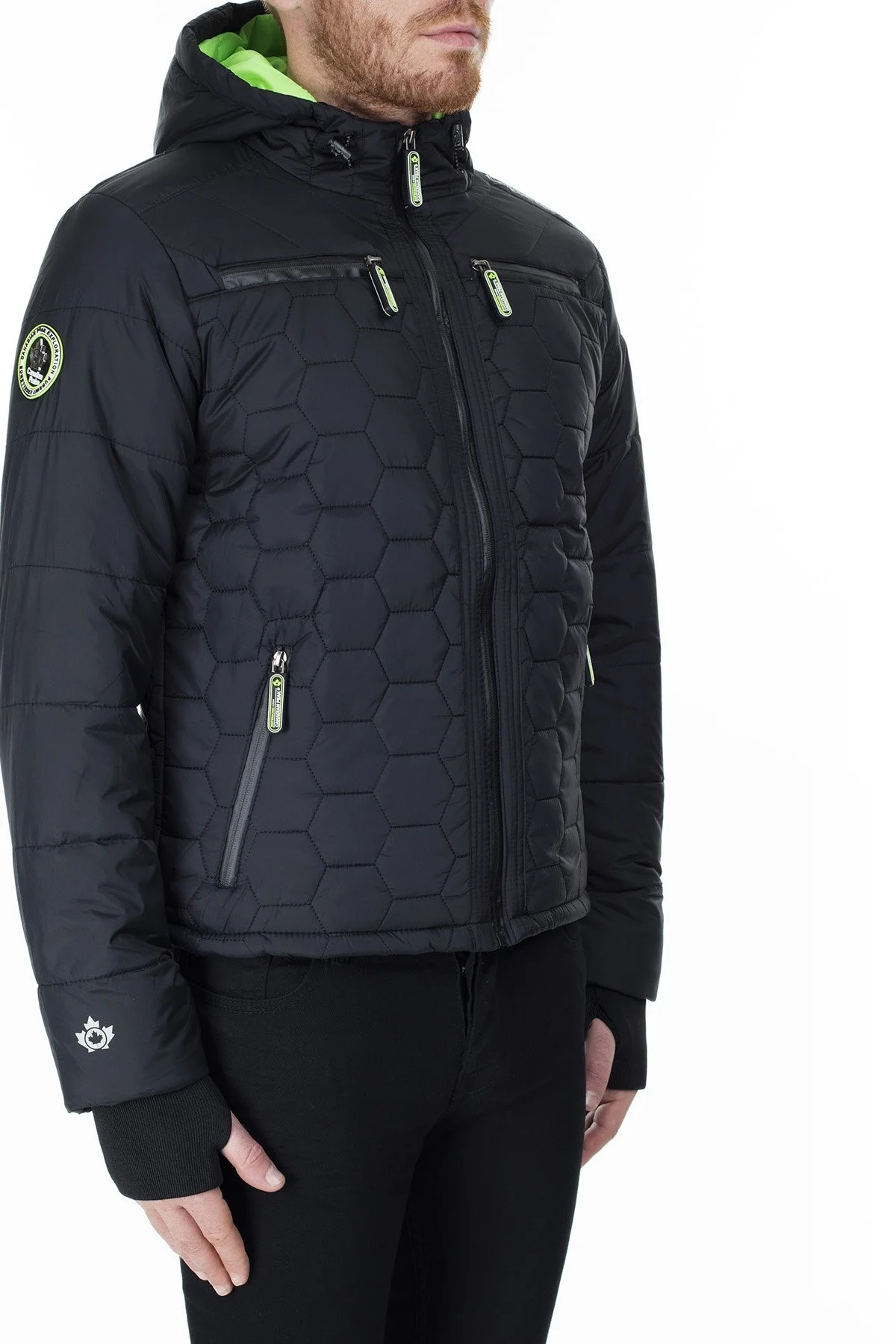 Canadian Peak Outdoor Erkek Parka BAROME SİYAH - 7