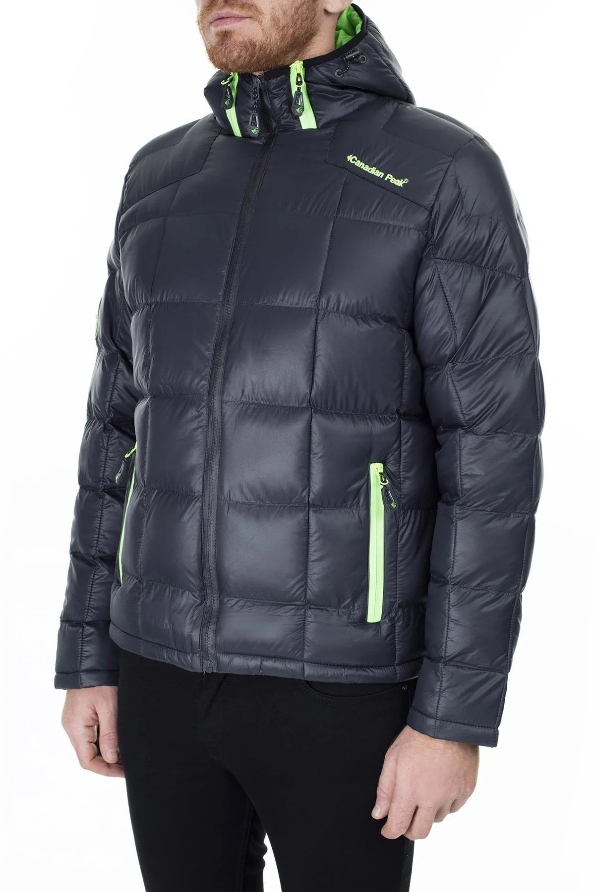 Canadian Peak Outdoor Erkek Parka DACTYLOM KOYU GRİ - 4