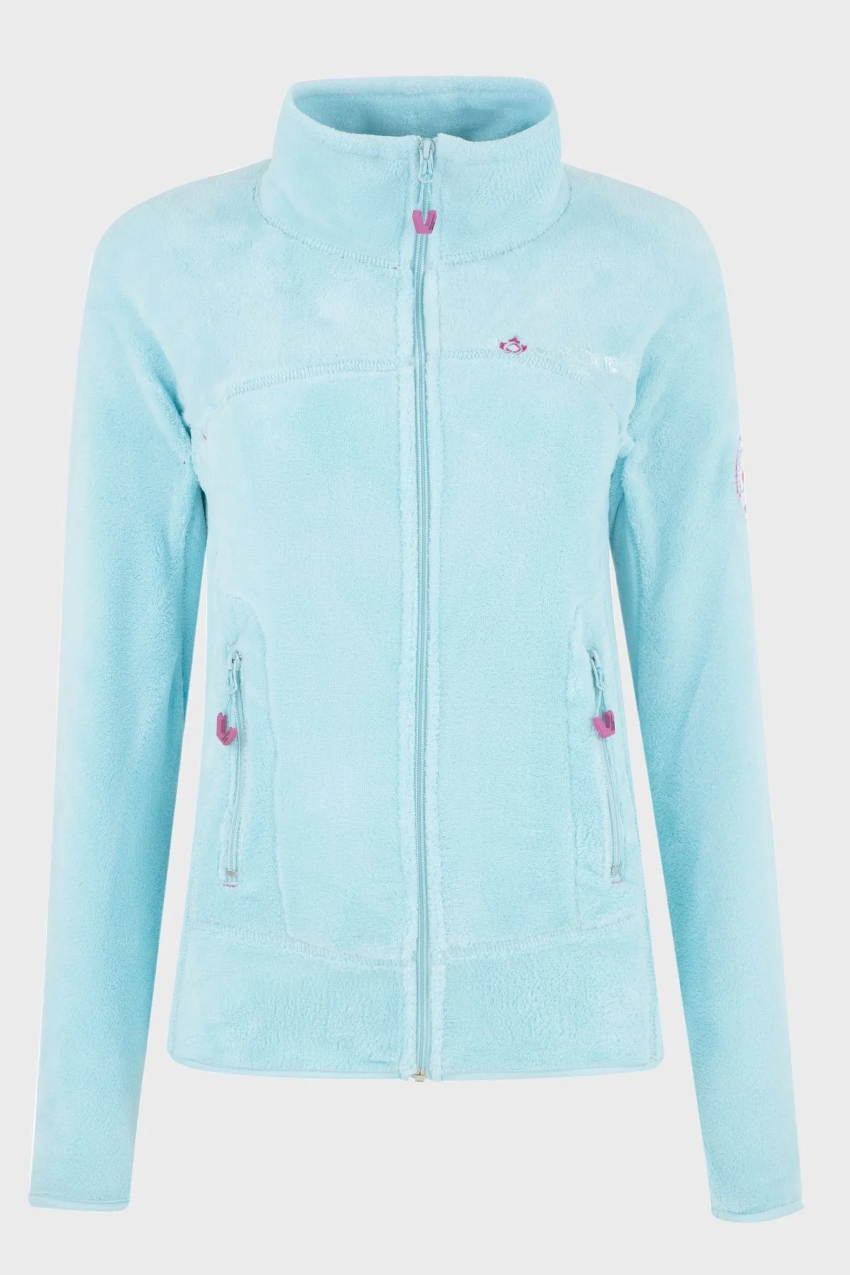 Canadian Peak Yumuşak Dokulu Fermuarlı Outdoor Bayan Polar UDILAS TURKUAZ - 8