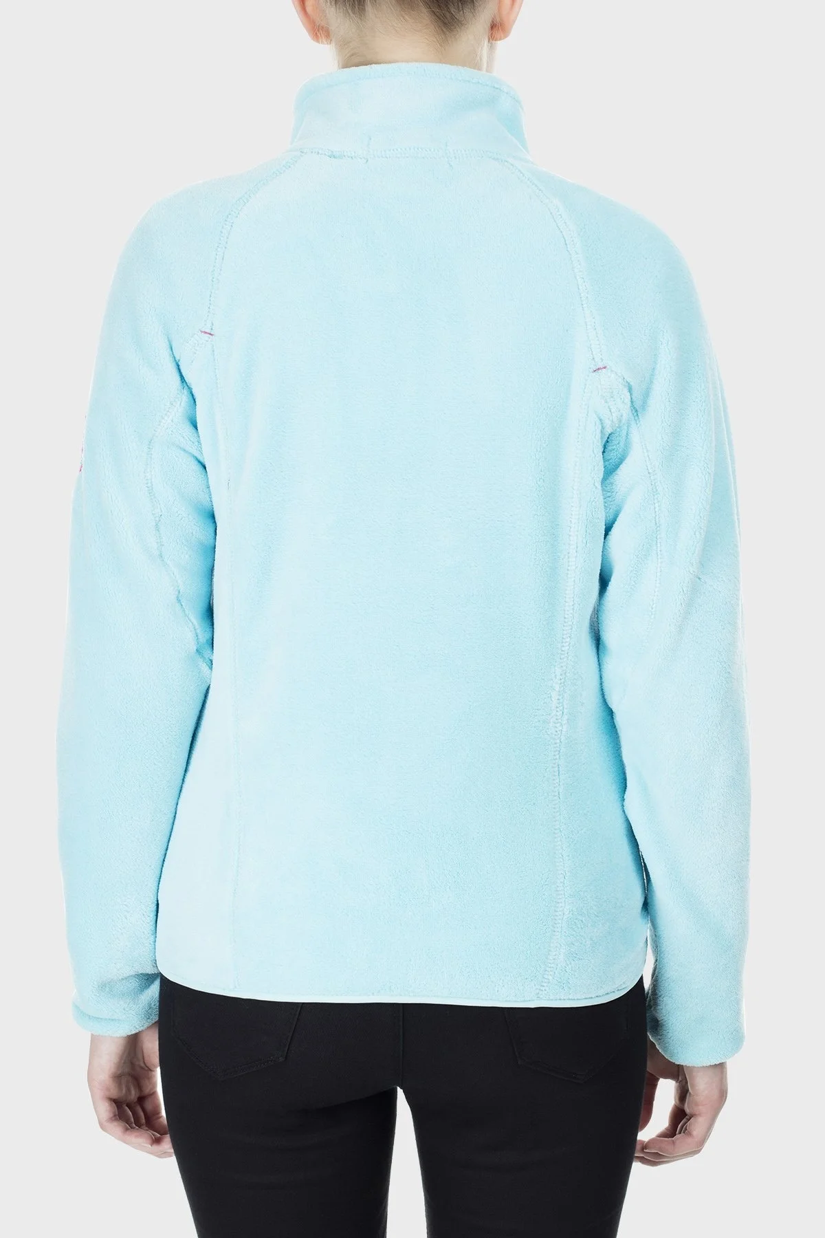 Canadian Peak Yumuşak Dokulu Fermuarlı Outdoor Bayan Polar UDILAS TURKUAZ - 10