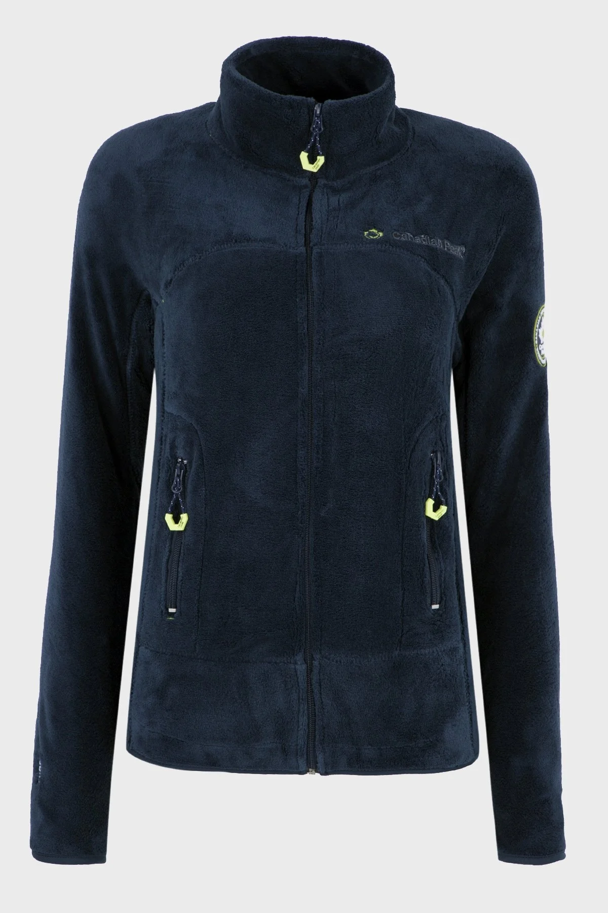 Canadian Peak Yumuşak Dokulu Fermuarlı Outdoor Bayan Polar UDILAS LACİVERT - 1