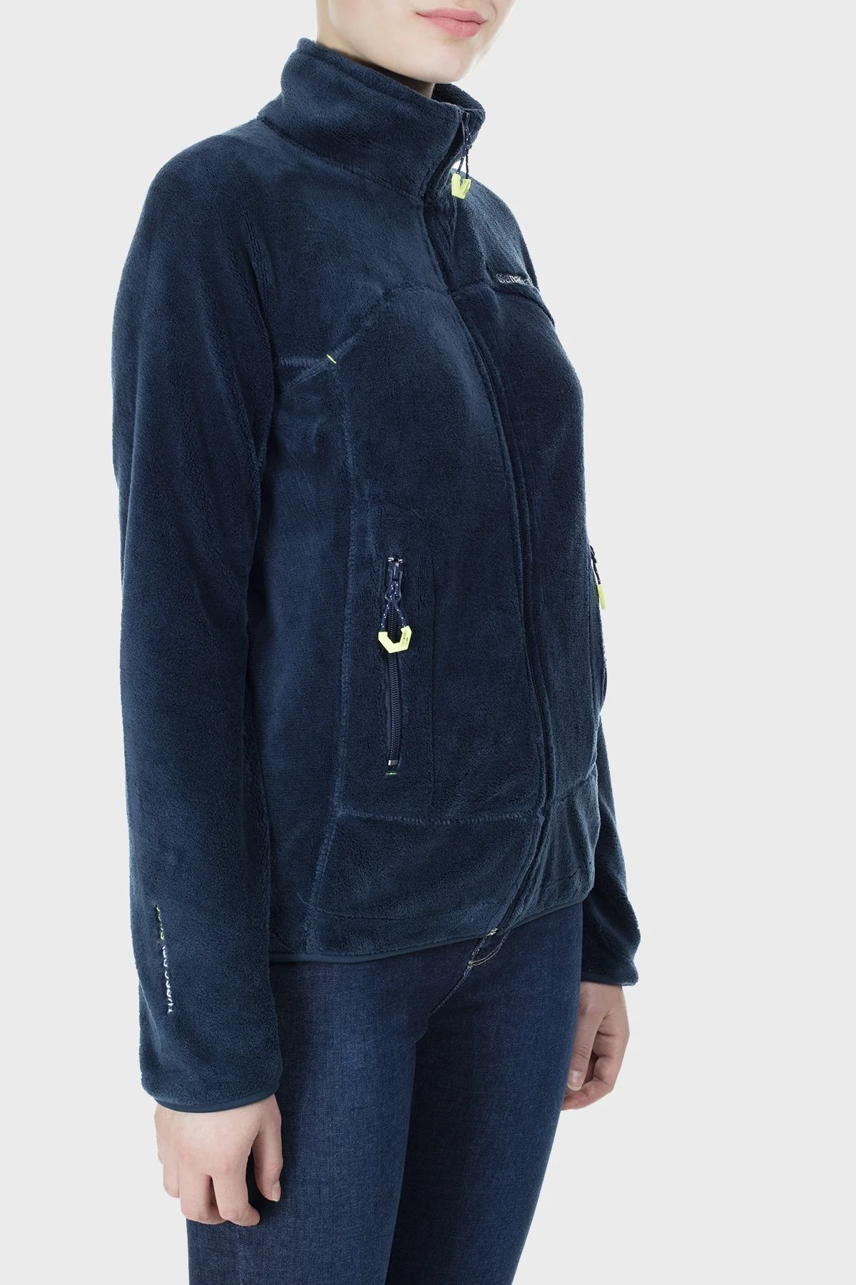 Canadian Peak Yumuşak Dokulu Fermuarlı Outdoor Bayan Polar UDILAS LACİVERT - 5