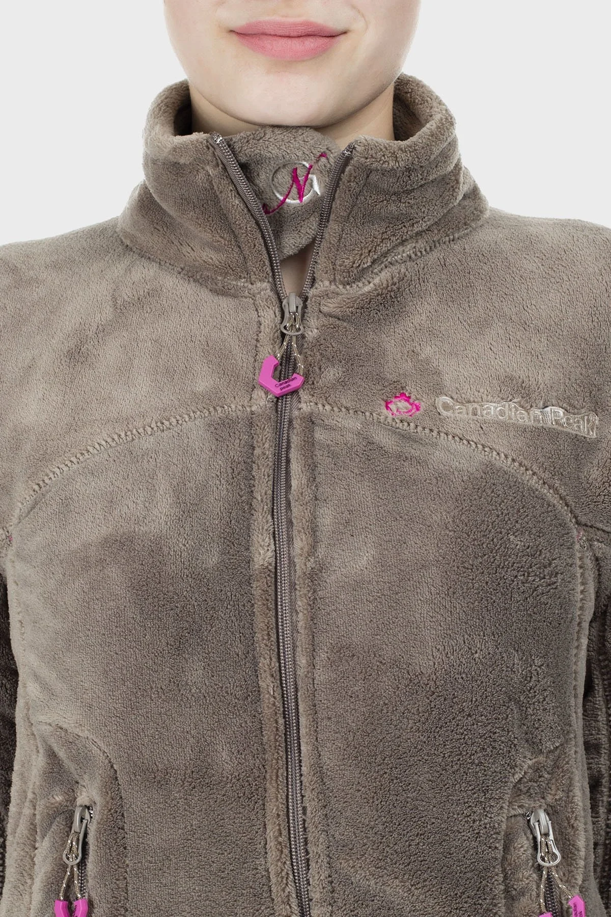 Canadian Peak Yumuşak Dokulu Fermuarlı Outdoor Bayan Polar UDILAS VİZON - 6