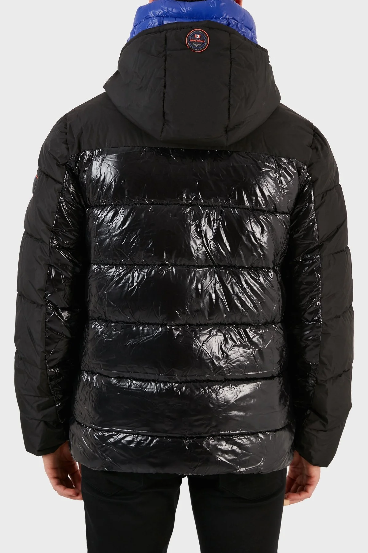 Canadian Peak Rüzgara Dayanıklı Kapüşonlu Outdoor Erkek Mont ADVENTEAK SİYAH - 6