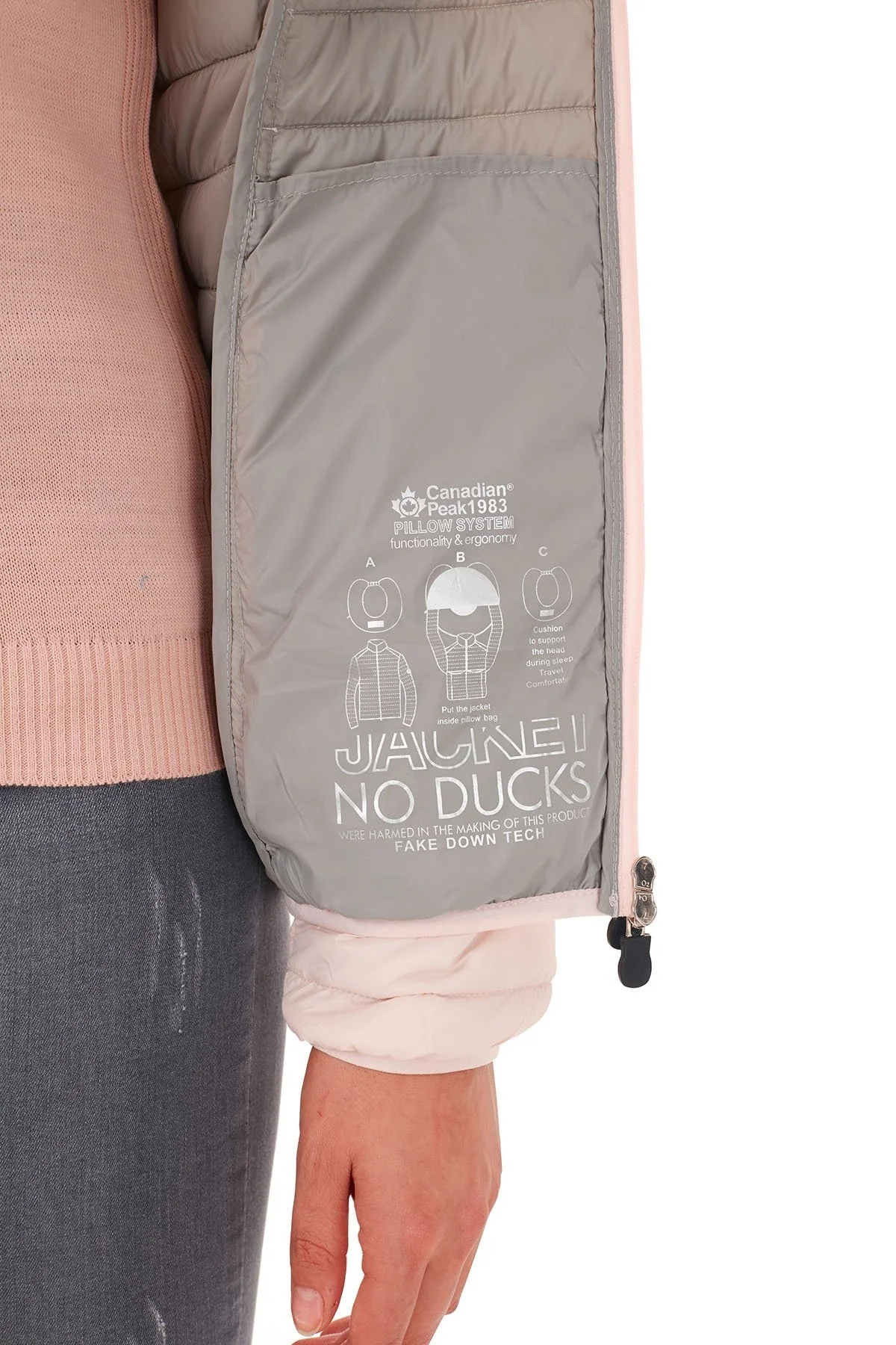 Canadian Peak Soğuğa Karşı Dirençli Outdoor Bayan Parka DAMILAY AÇIK PEMBE - 7