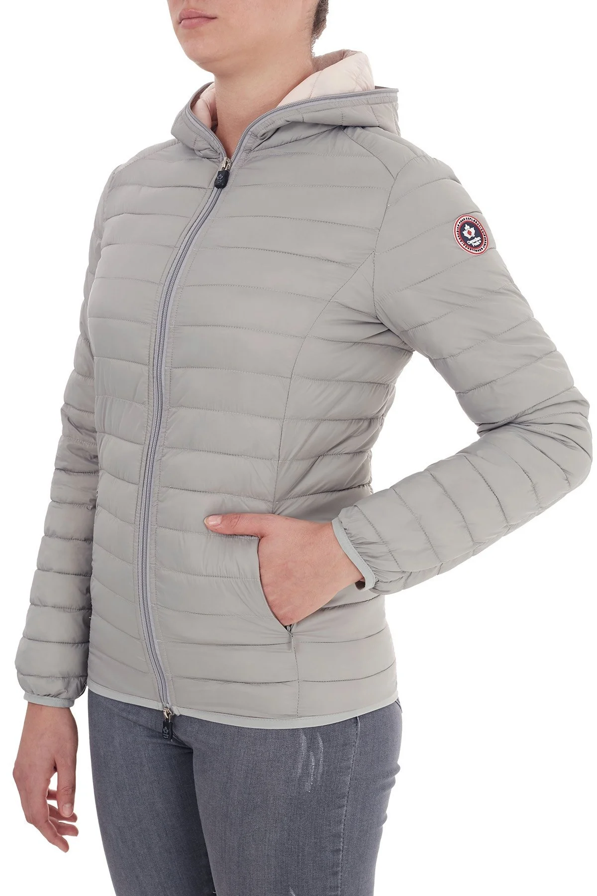 Canadian Peak Soğuğa Karşı Dirençli Outdoor Bayan Parka DAMILAY AÇIK GRİ - 4