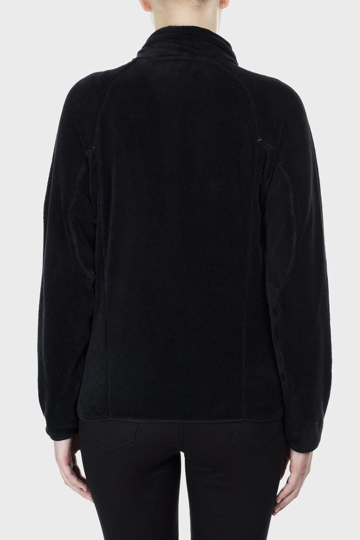 Canadian Peak Yumuşak Dokulu Fermuarlı Outdoor Bayan Polar UDILAS SİYAH - 3