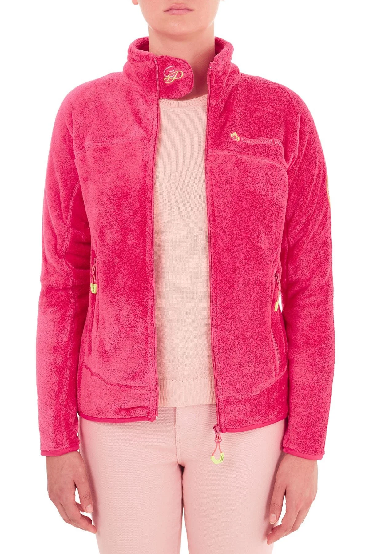 Canadian Peak Yumuşak Dokulu Outdoor Bayan Polar UNIDA PEMBE - 4