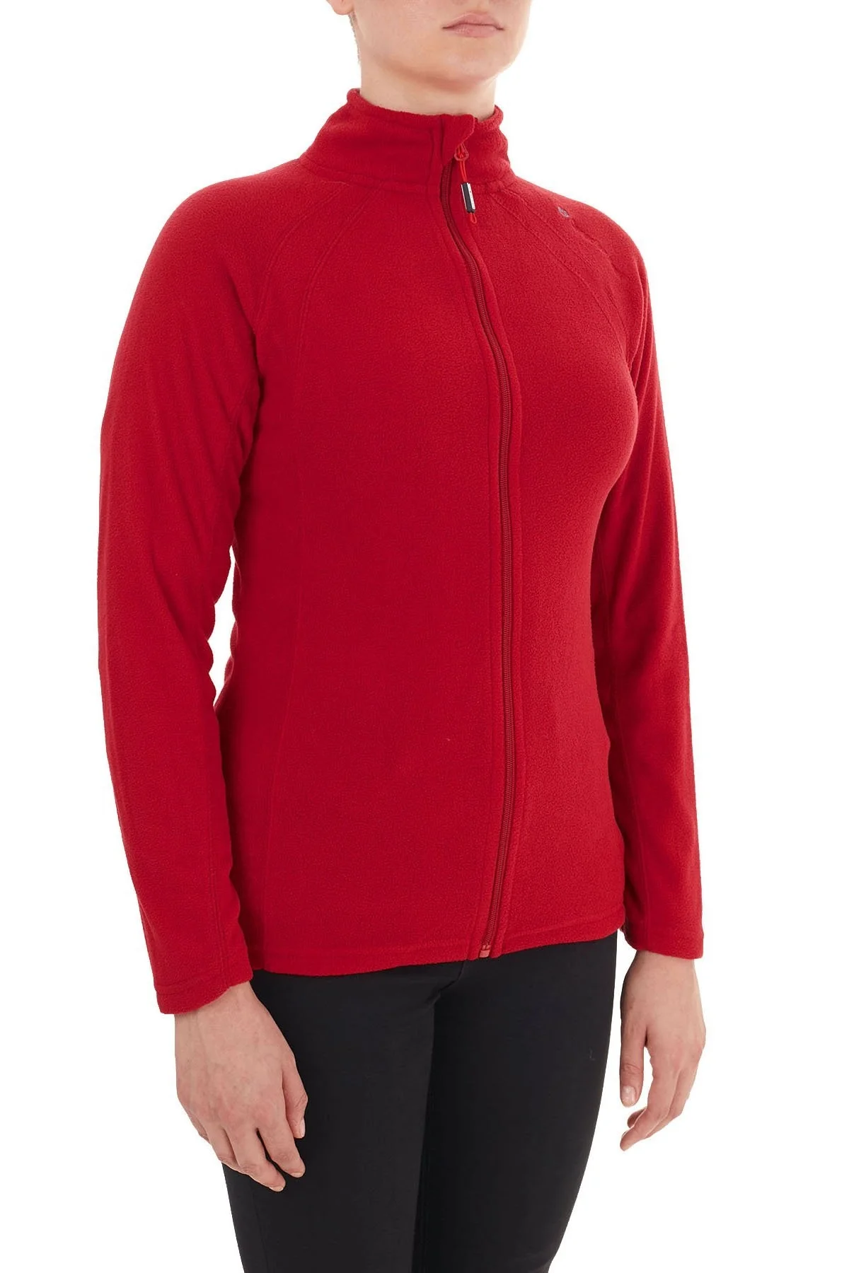 Canadian Peak Yumuşak Dokulu Outdoor Bayan Polar USTENCIA KIRMIZI - 4